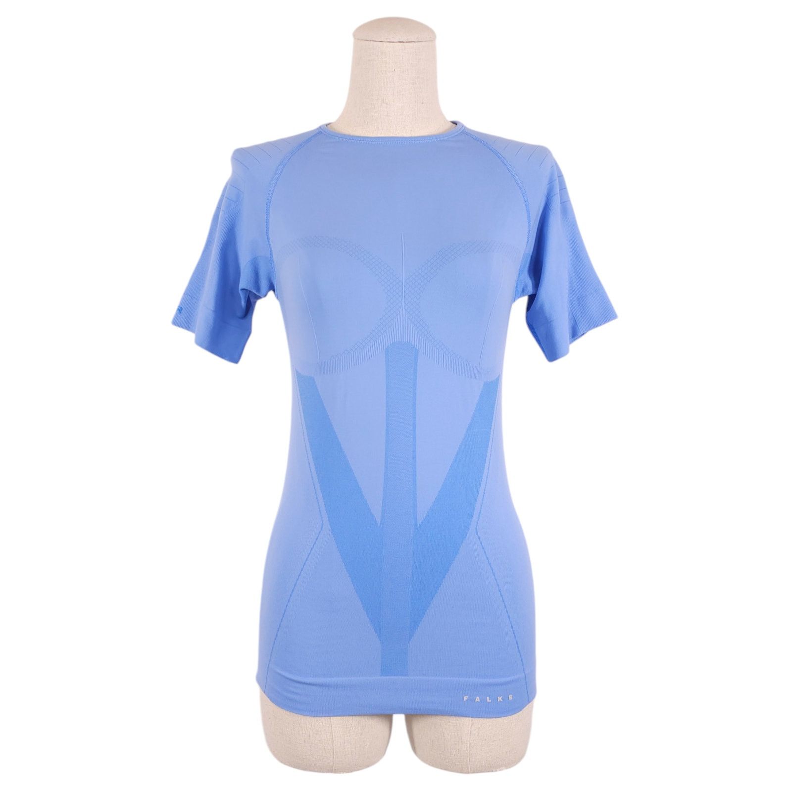 FALKE Falke Women's Warm Short Sleeve T-Shirt Blue Sz Small Size S / US 4 / IT 40 - 1 Thumbnail