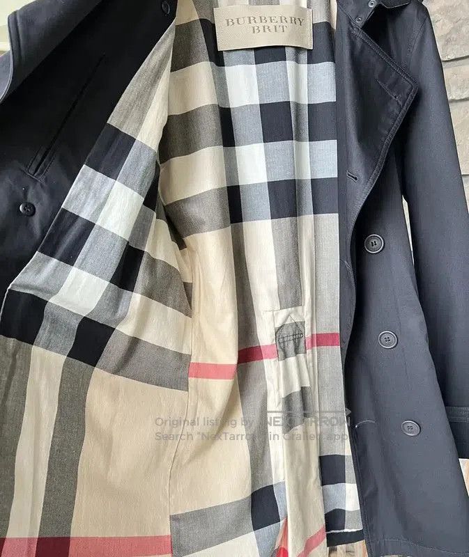 Burberry Burberry Black Cotton Men's Coat. Size US M / EU 48-50 / 2 - 6 Thumbnail