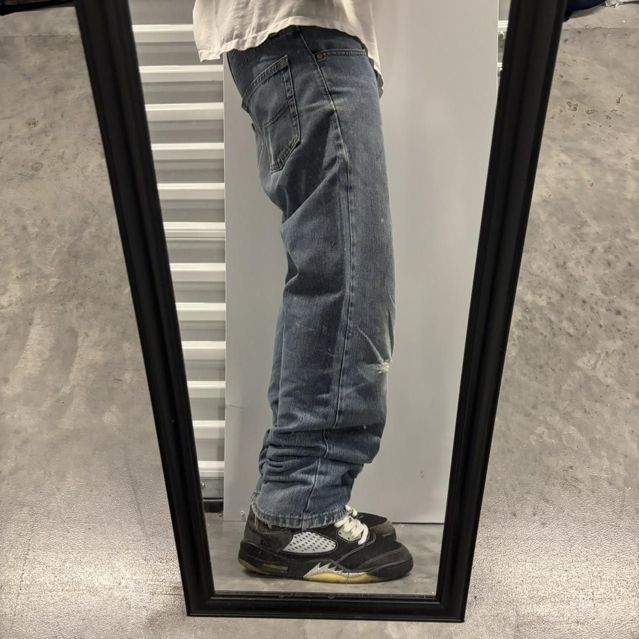 Japanese Brand × Vintage Crazy Vintage Y2K/2000s Grunge Medium Wash Denim Jeans! Size US 31 - 2 Thumbnail