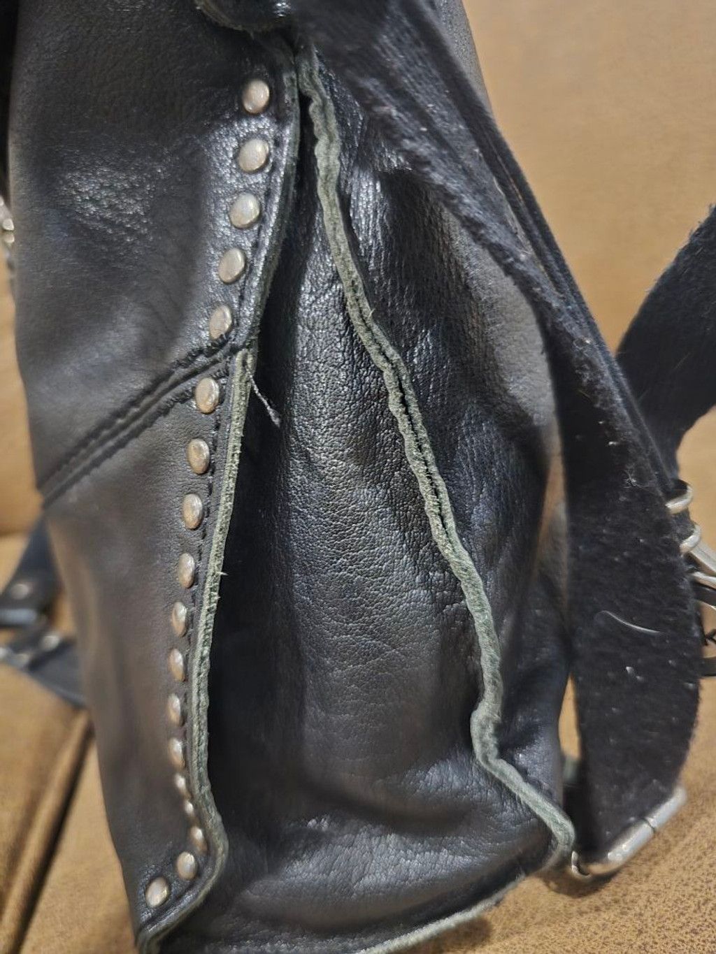 The Sak The Sak Silverlake Black Leather Studded Crossbody Bag Size ONE SIZE - 3 Thumbnail