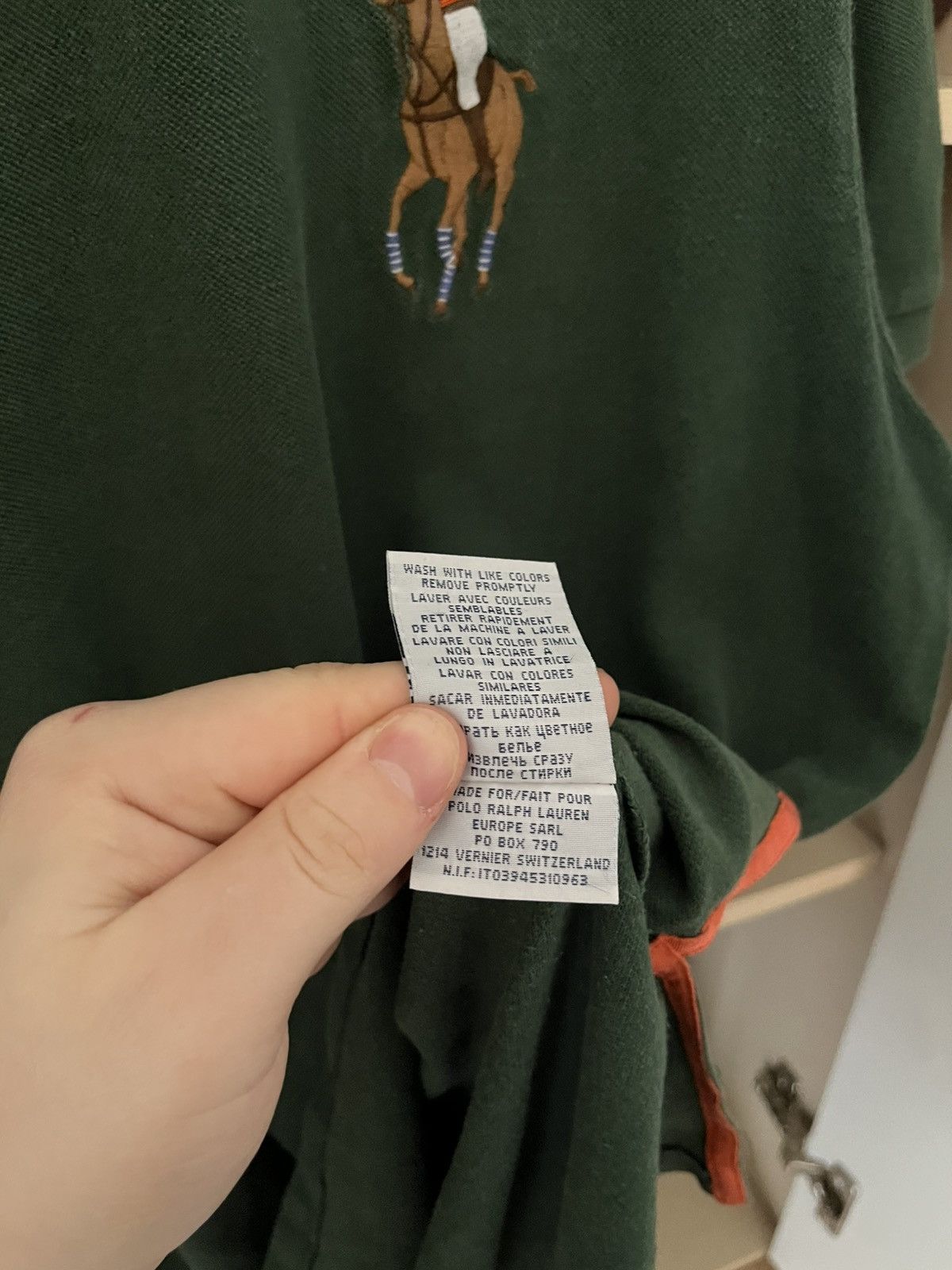 Polo Ralph Lauren Vintage Polo Ralph Lauren Polo Tee Pony Big Logo Chief Keef Size US XL / EU 56 / 4 - 7 Thumbnail