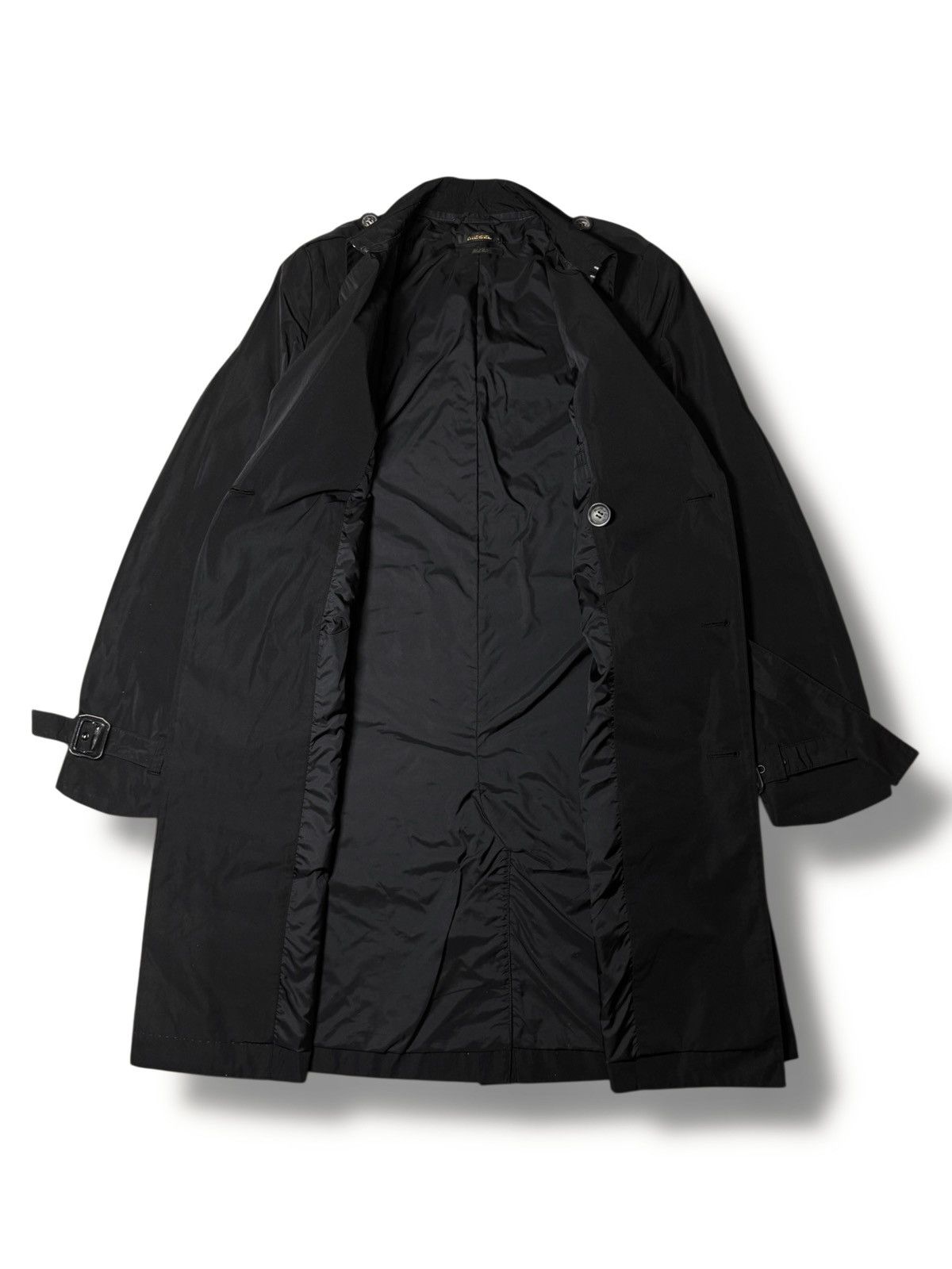 Diesel Diesel Black Gold Trench Coat Jacket Size S / US 4 / IT 40 - 5 Thumbnail