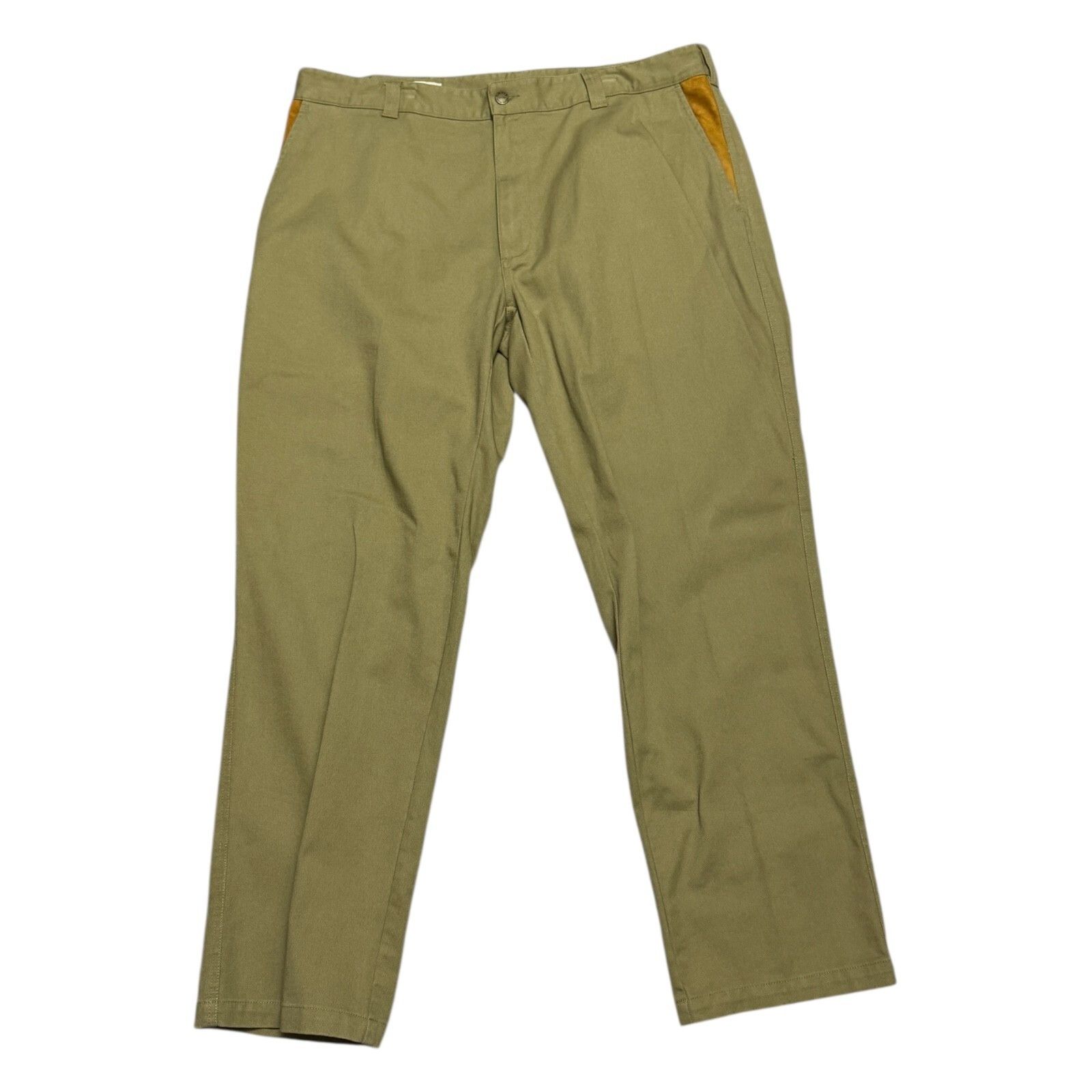 Orvis ORVIS Vintage Y2K Cotton Khaki Denim Pleated Pants XL Size US 40 / EU 56 - 1 Thumbnail