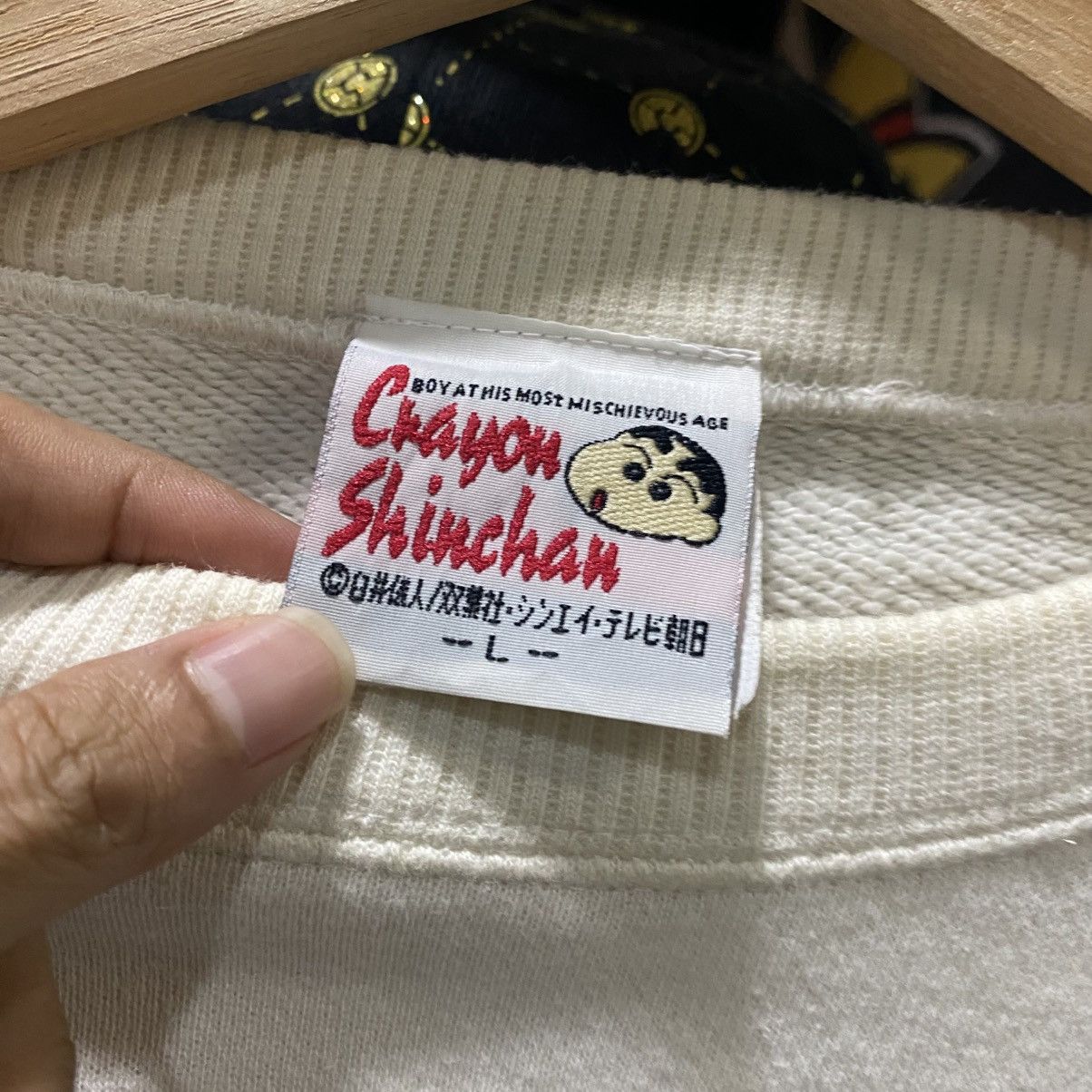 Anime VINTAGE‼️CRAYON SHIN CHAN Anime Cartoon Sweatshirts Size US L / EU 52-54 / 3 - 9 Thumbnail