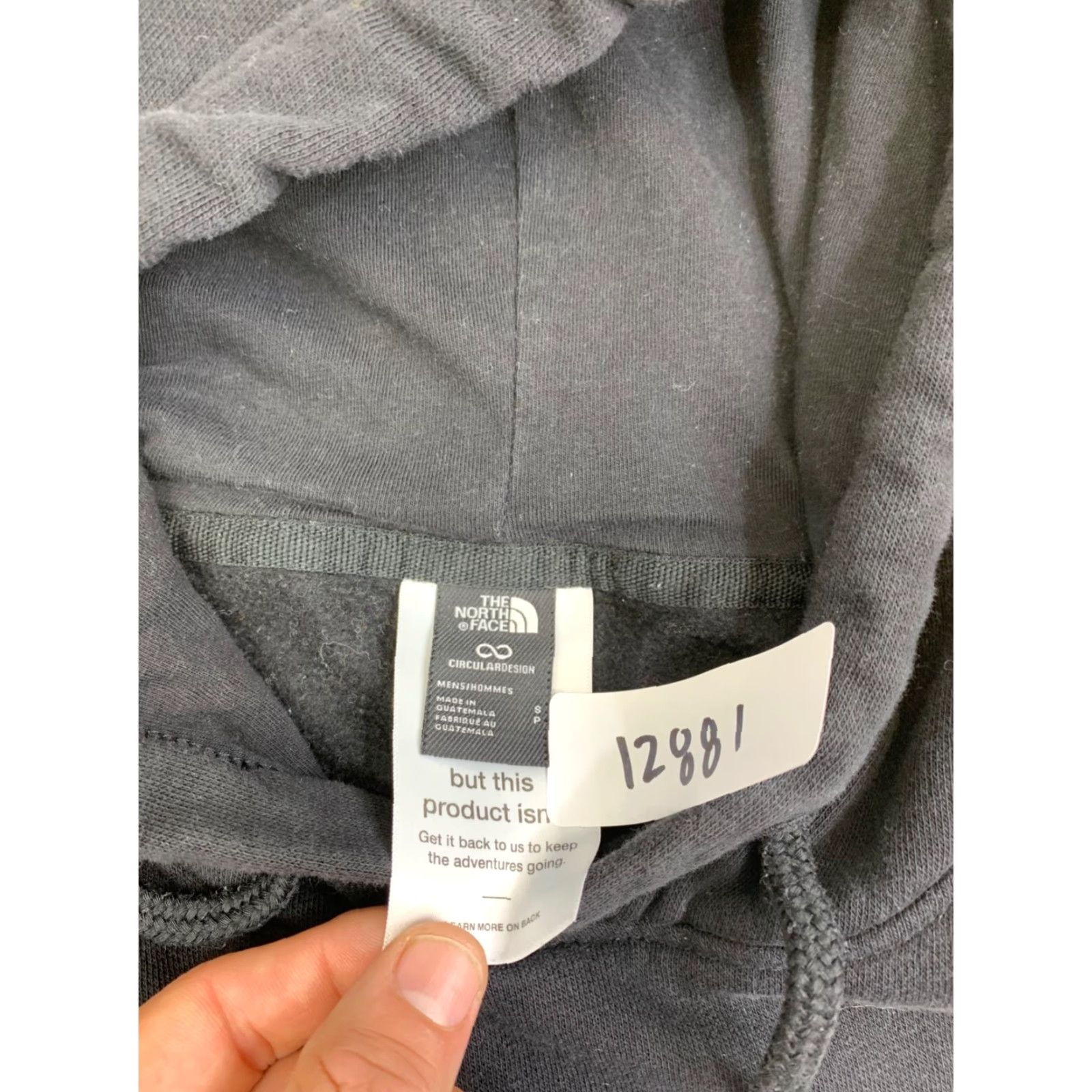 The North Face VINTAGE? No — (If not vintage, skip) The North Face Pullover Hoodie Mens S Black Logo Outdoor Casual Winter 12881 Size US S / EU 44-46 / 1 - 2 Thumbnail