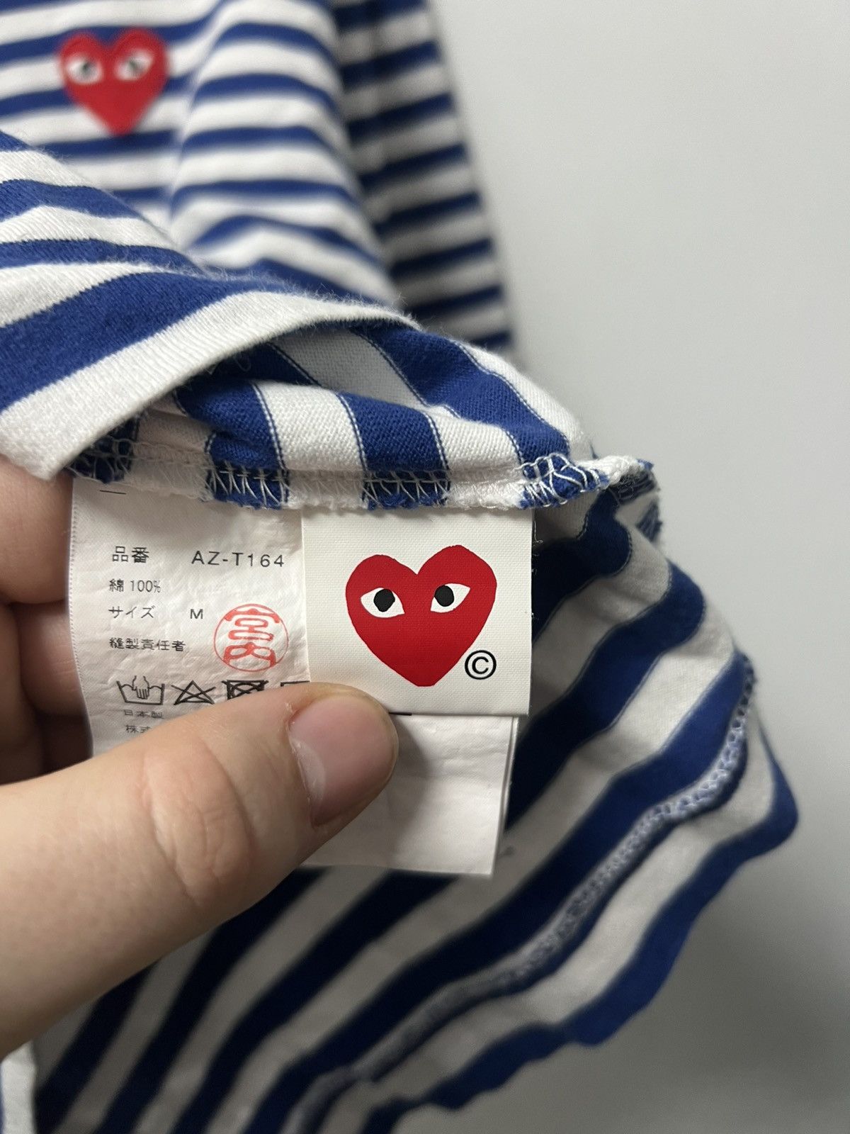 Comme des Garcons Comme des Garçons PLAY Long Sleeve Tee Size US M / EU 48-50 / 2 - 7 Thumbnail