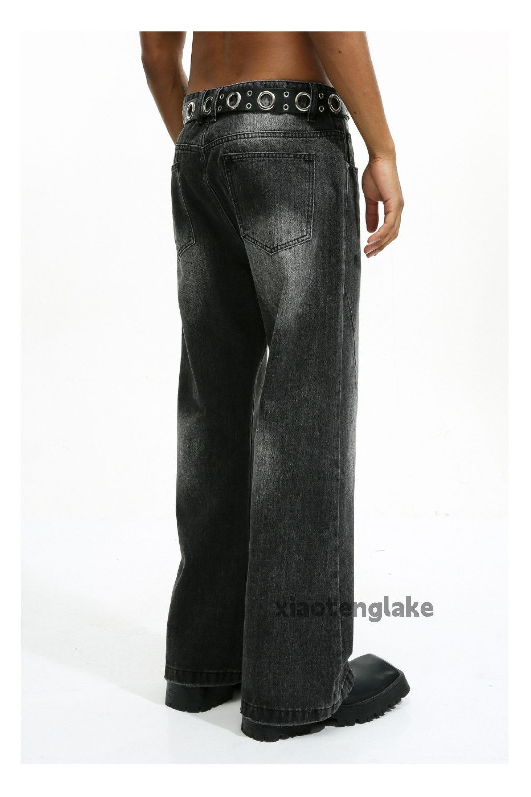 Jean × Vintage washed faded cleanfit yuppie bootcut grunge jeans Size US 32 / EU 48 - 5 Thumbnail