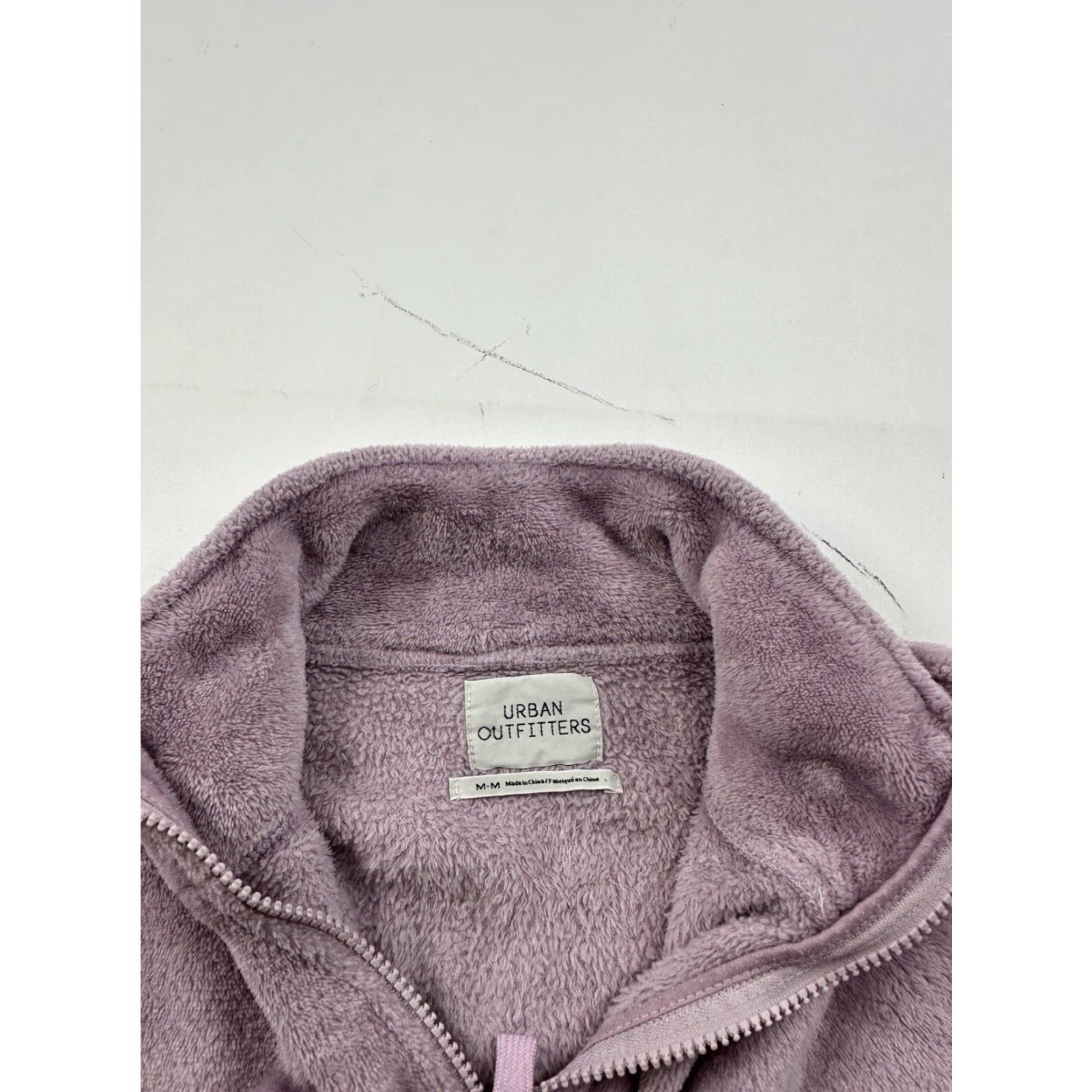 Urban Outfitters Urban Outfitters Sweatshirt Womens Medium Pink 1/4 Fleece Cropped Pullover Size M / US 6-8 / IT 42-44 - 3 Thumbnail