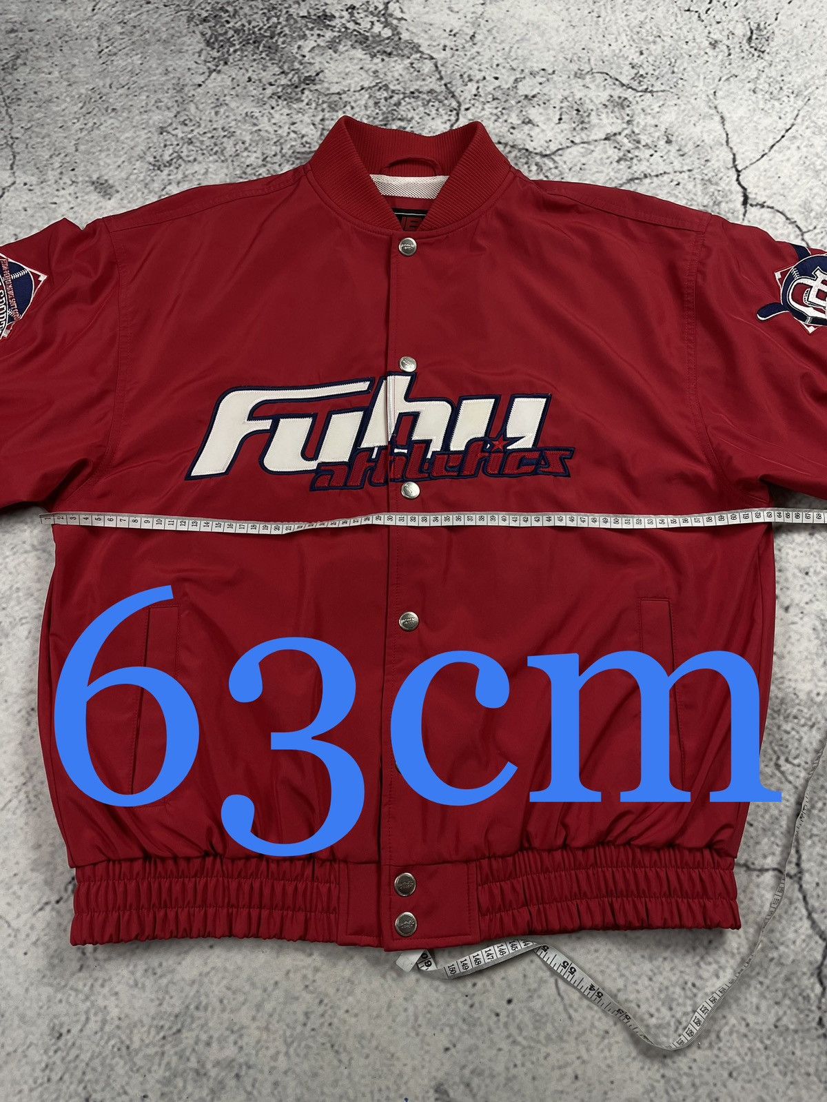 Fubu FUBU M Red Varsity Bomber Jacket Y2K Drip Swag Size US M / EU 48-50 / 2 - 5 Thumbnail