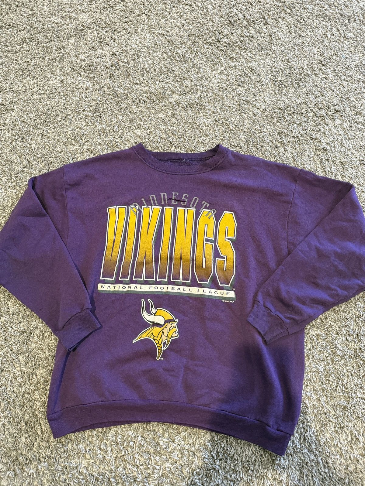 NFL × Vintage Vintage Minnesota Vikings crewneck Size US L / EU 52-54 / 3 - 1 Thumbnail