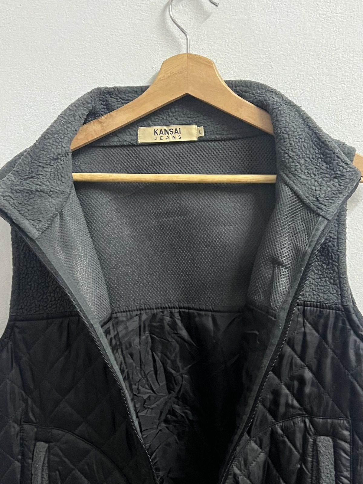 Kansai Yamamoto KANSAI YAMAMOTO ZIPPER JACKET SLEEVELESS RARE Size US L / EU 52-54 / 3 - 3 Thumbnail