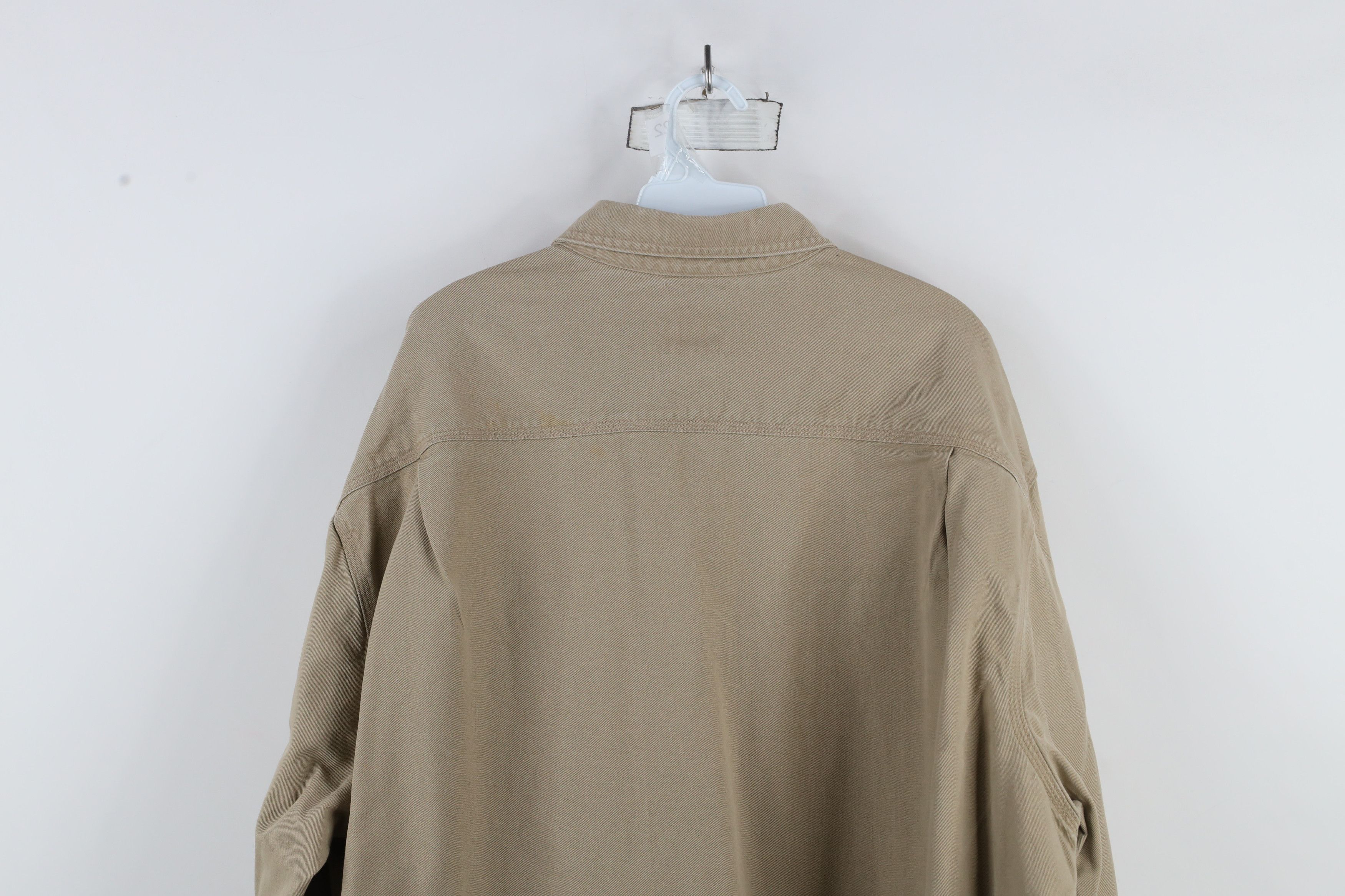 Carhartt × Vintage Vintage Carhartt FR Fire Flame Resistant Button Down Shirt Size US XXL / EU 58 / 5 - 14 Thumbnail