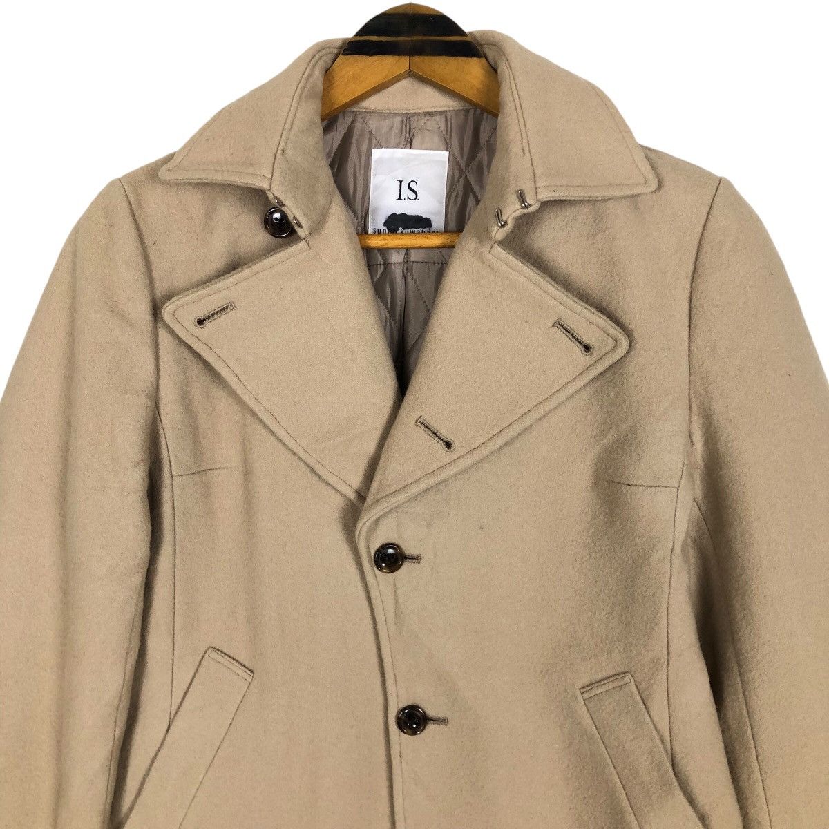 Issey Miyake Vintage Sunao Kuwahara Issey Miyake Pea Coat Size S / US 4 / IT 40 - 3 Thumbnail