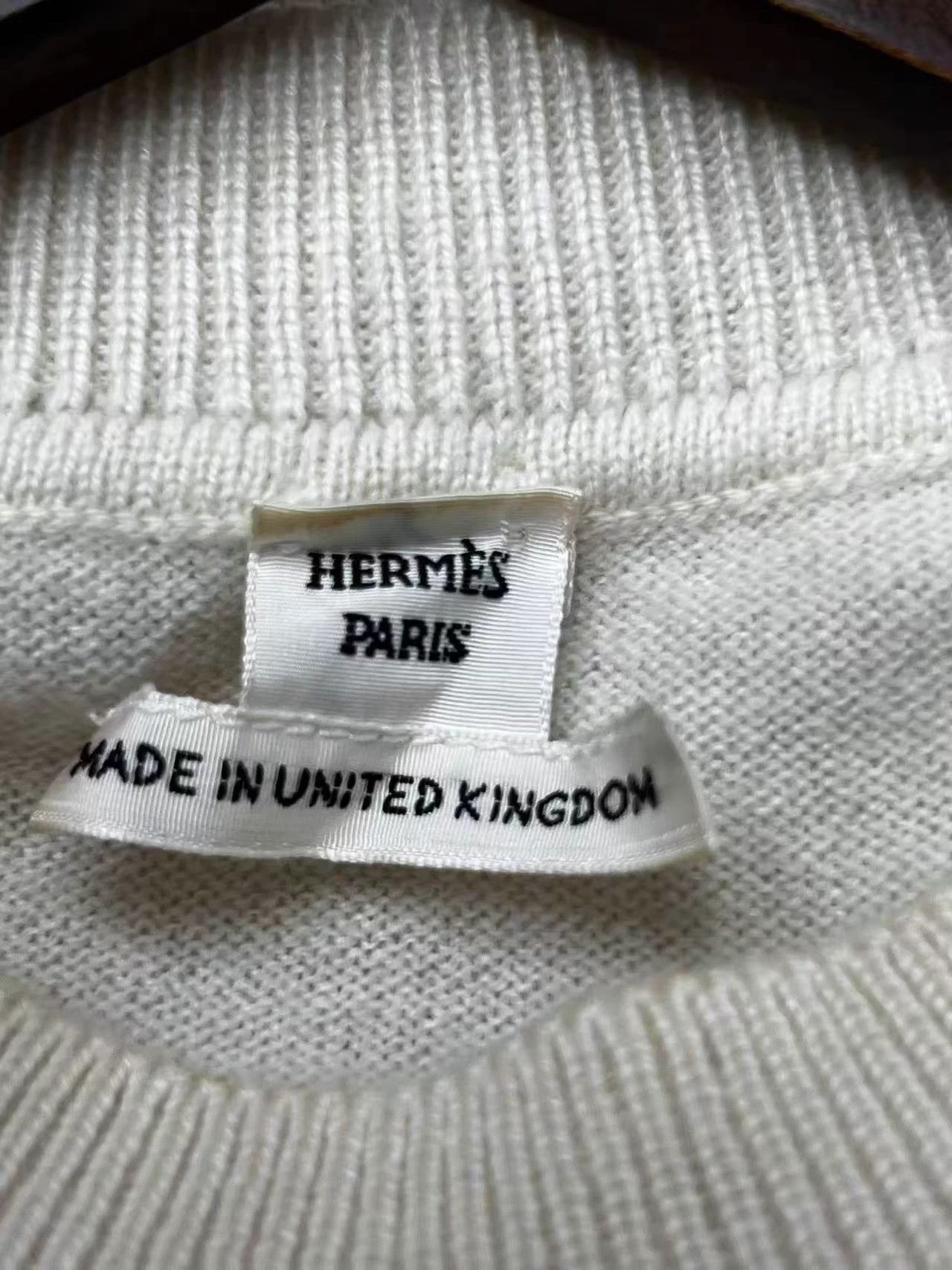 Hermes Hermès Cashmere Knit Sweater Size 34 For Sale AG738 Size XS / US 0-2 / IT 36-38 - 3 Thumbnail