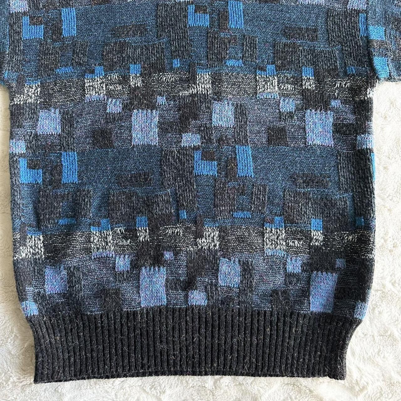 Other Vintage Michael Gerald Sweater Mens Medium Blue Grandpa 90s Size US M / EU 48-50 / 2 - 4 Thumbnail