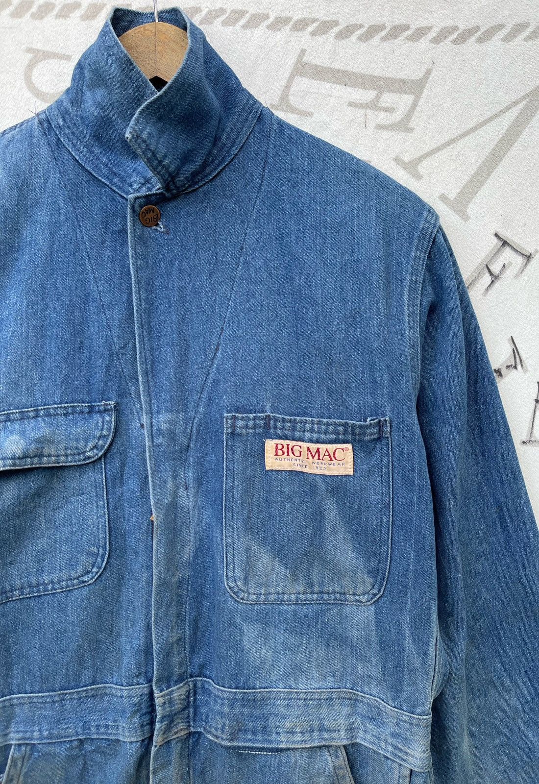 Big Mac × JCPenney × Vintage 🔥RARE🔥 Big Mac by JC Penny Denim Overall Made In Usa Size US L / EU 52-54 / 3 - 4 Thumbnail