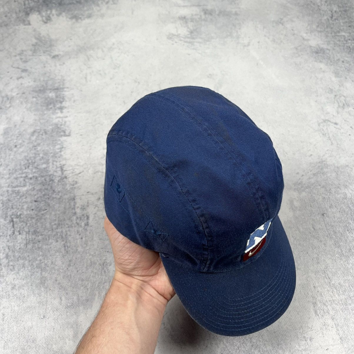 Nike Vintage Nike y2k swoosh rare 4 panel cap 90’s Size ONE SIZE - 14 Thumbnail