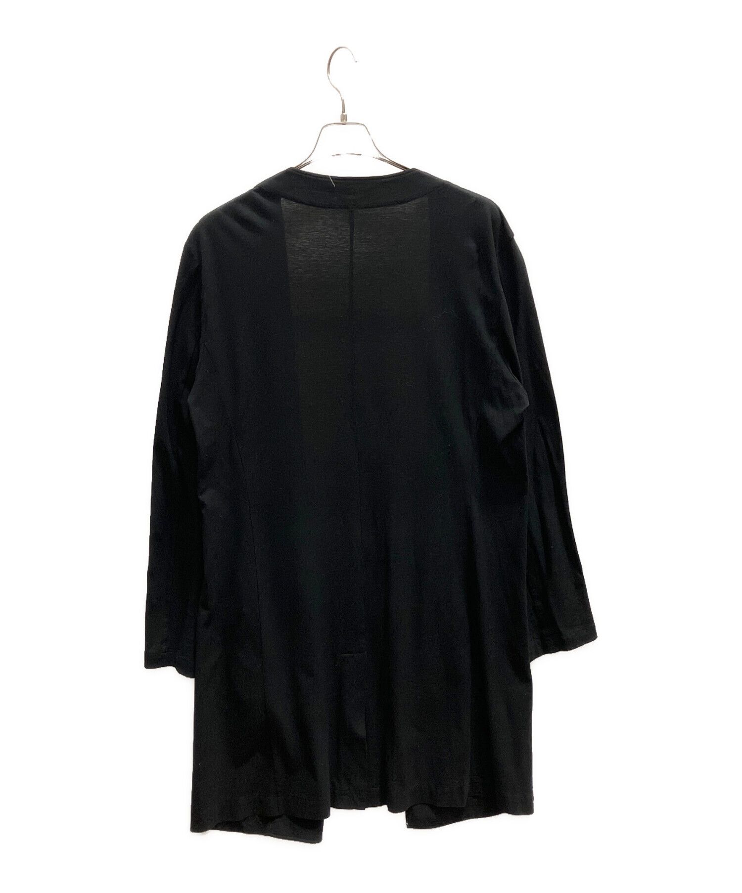 Yohji Yamamoto Yohji Yamamoto pour homme collarless long coat Size US XL / EU 56 / 4 - 2 Thumbnail