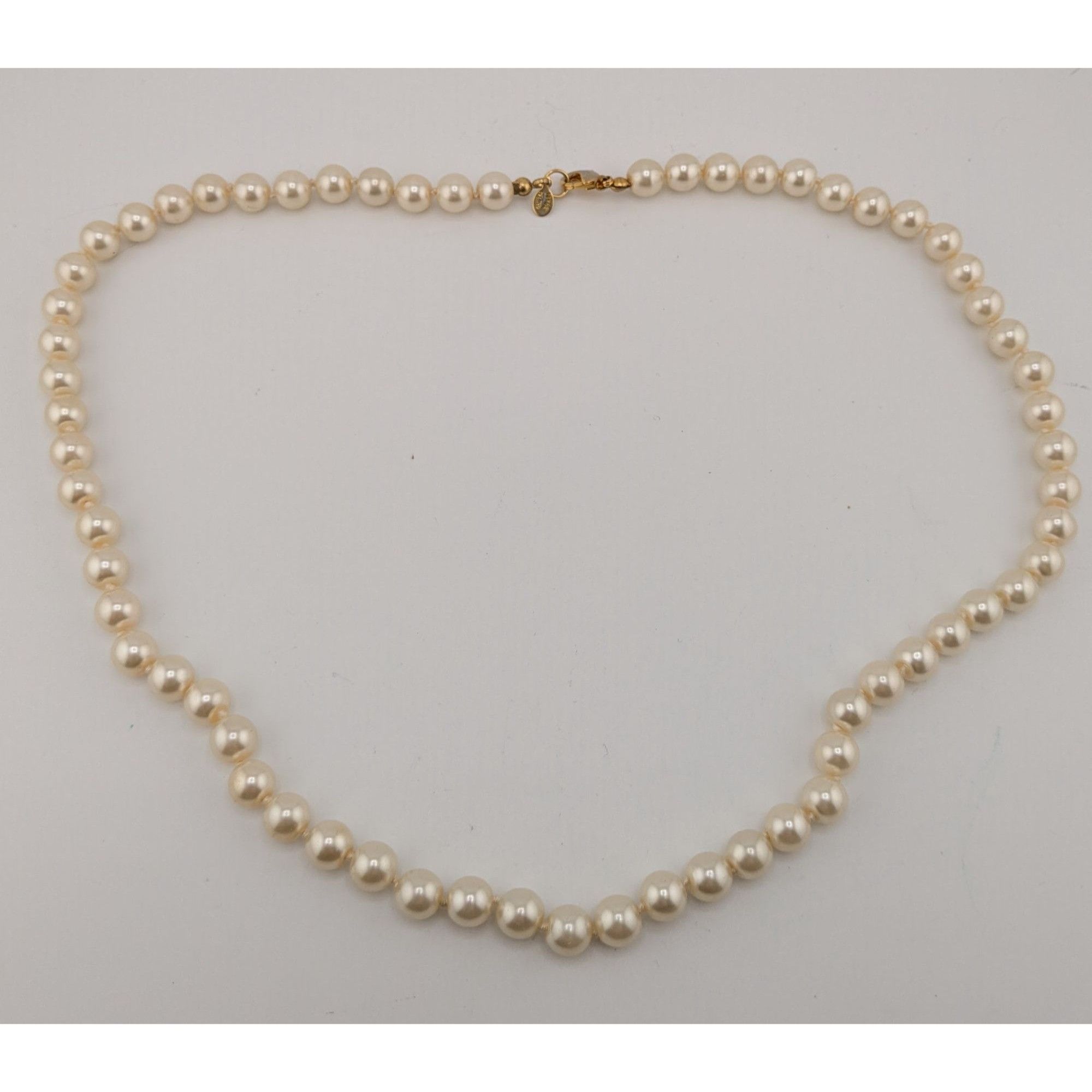 Other Vintage 1960s WLIND Faux Pearl Necklace With 14K Gold Electr Size ONE SIZE - 6 Thumbnail