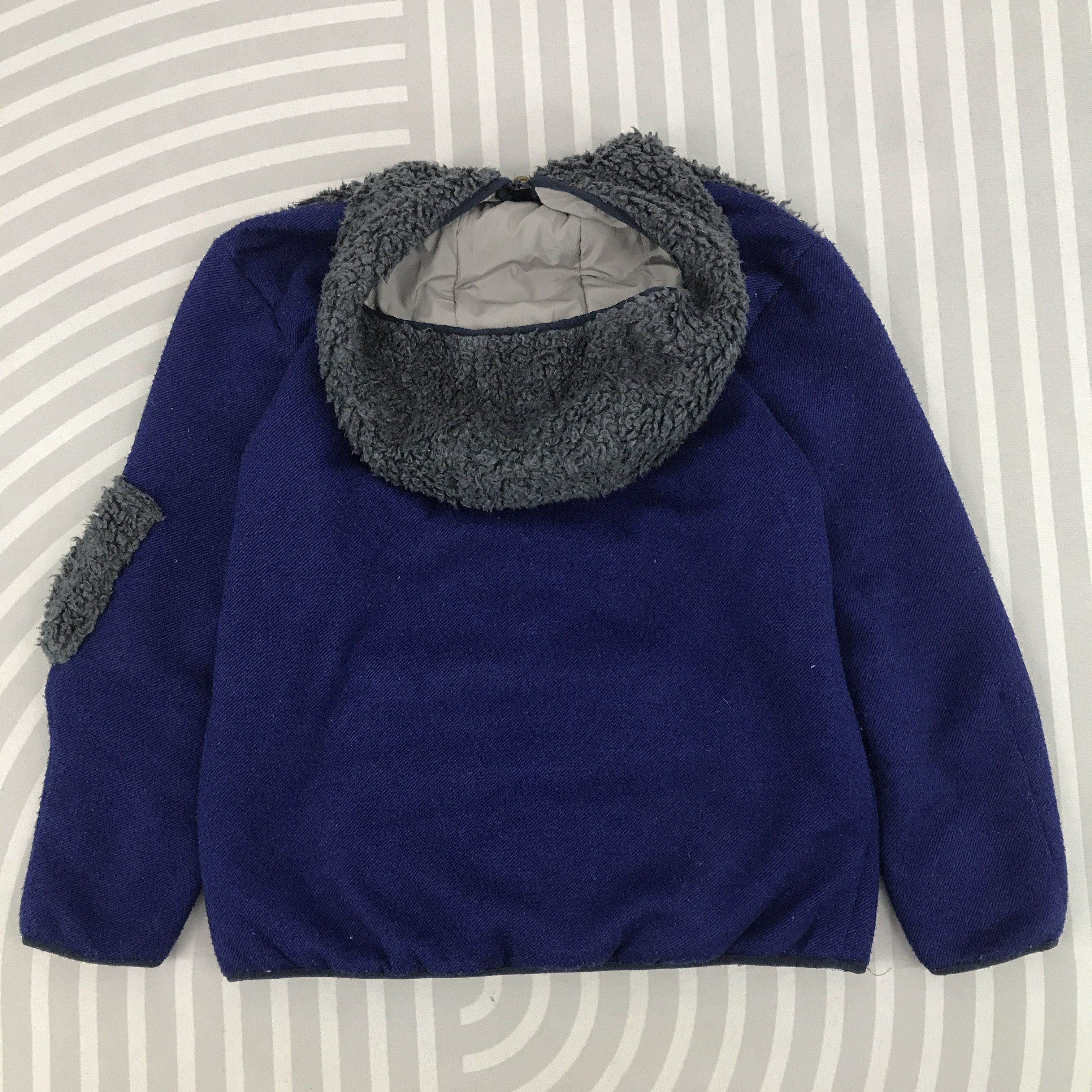 Issey Miyake × Vintage × mercibeaucoup Vintage Mercibeaucoup By Issey Miyake Sherpa hoodie jacket Size US L / EU 52-54 / 3 - 3 Thumbnail