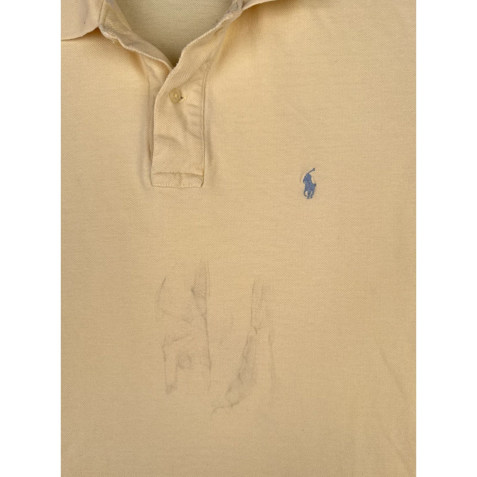 Ralph Lauren VINTAGE Polo Ralph Lauren Polo Shirt Mens L Yellow 100% Cotton Pony Polo Shirt Mens L Yellow 100% Cotton Pony READ ME Size US L / EU 52-54 / 3 - 6 Thumbnail