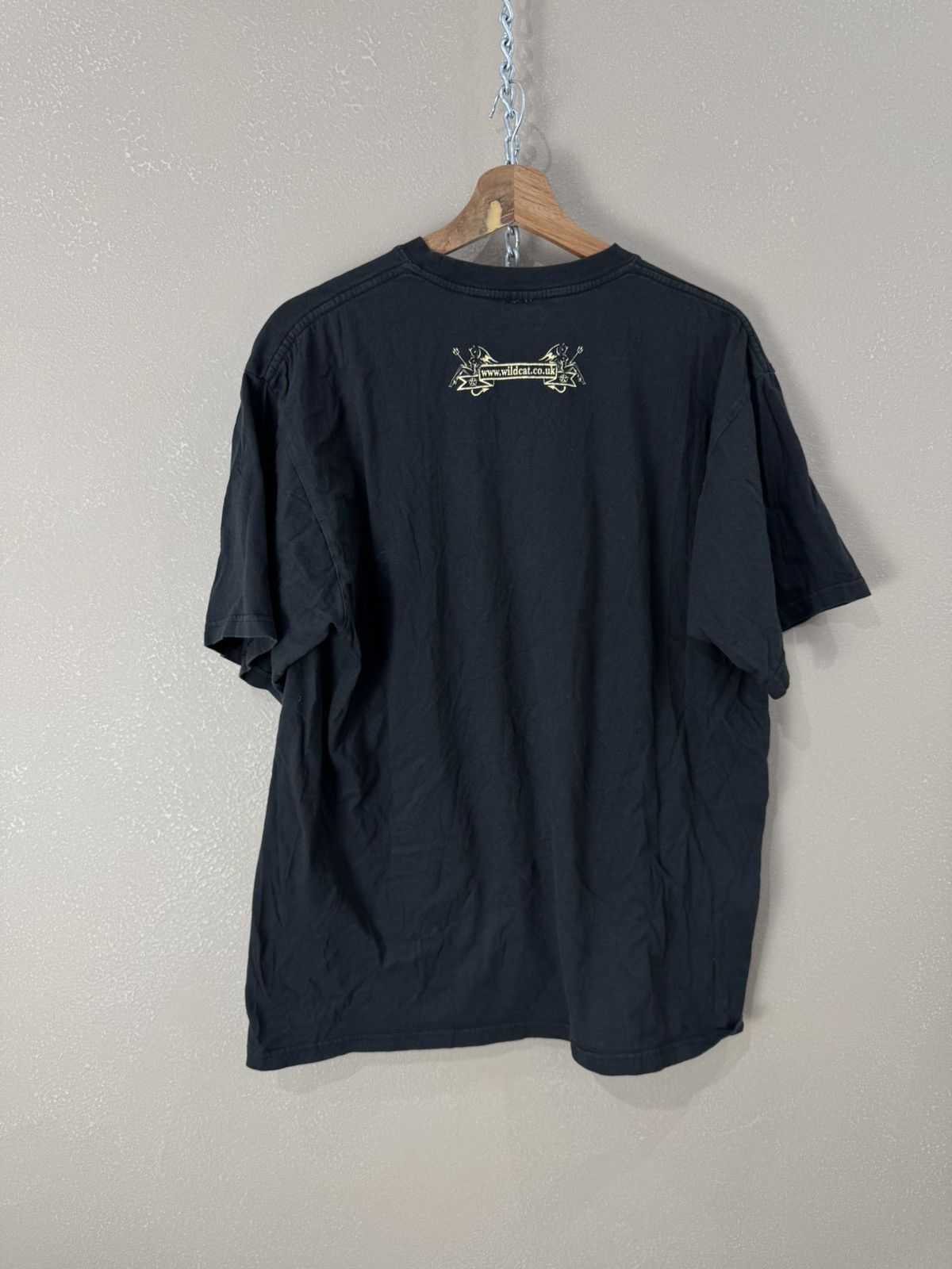 Vintage 2000s Lucky cards Hot Lady Hot Black T-Shirt Size US L / EU 52-54 / 3 - 2 Thumbnail