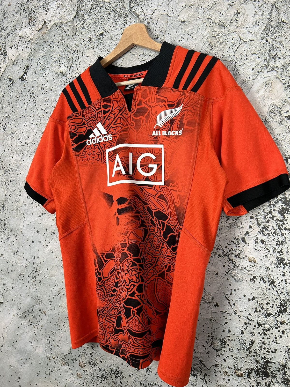 Adidas Vintage Rugby Jersey All Blacks Adidas Rare Sportswear Size US M / EU 48-50 / 2 - 2 Thumbnail