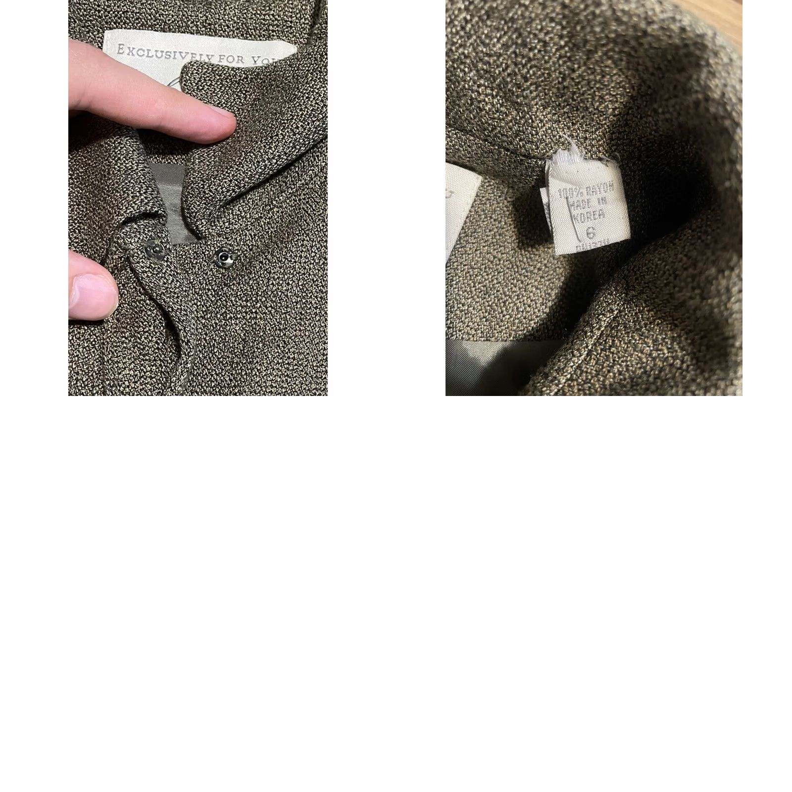 Lord & Taylor LORD & TAYLOR Blazer Jacket Women Size 6 Green Rayon Viscose Button Pockets All Seasons Dressy Casual Travel Workwear Modern Size M / US 6-8 / IT 42-44 - 8 Thumbnail