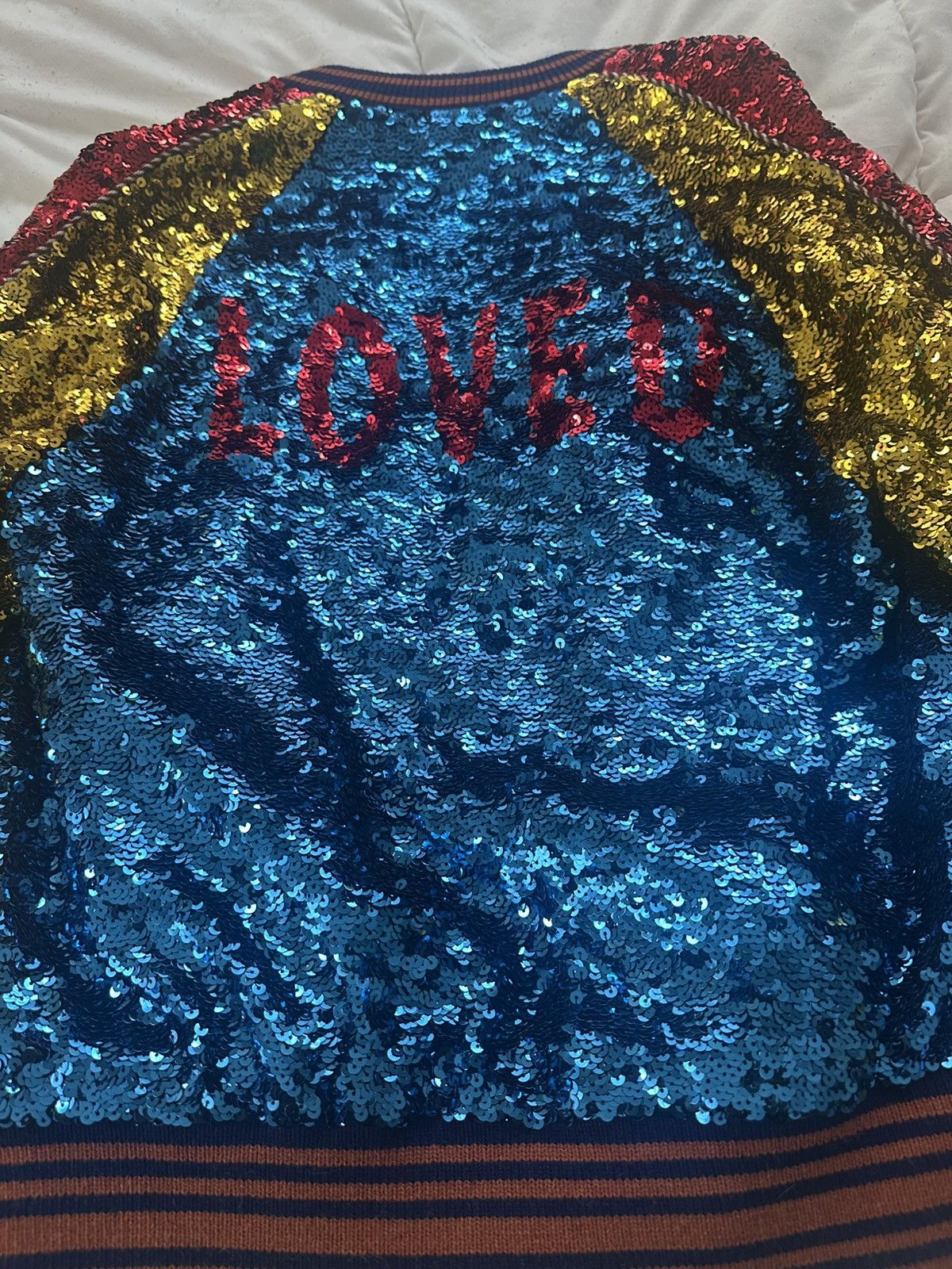 Gucci Gucci LOVED Sequin Bomber Jacket Size US S / EU 44-46 / 1 - 10 Thumbnail