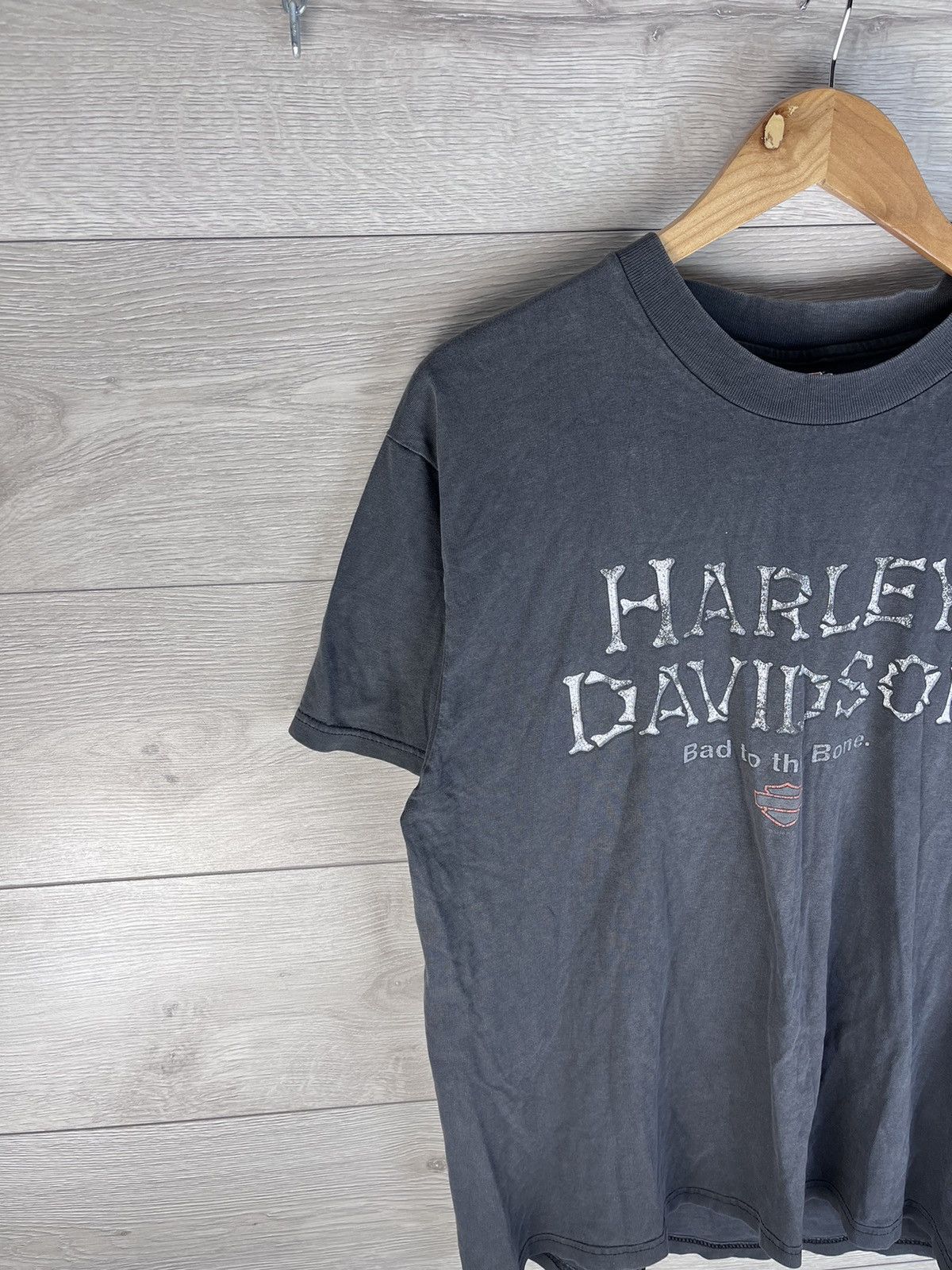 Harley Davidson Vintage men's T-shirt merch Harley-Davidson 98s made in Usa Size US L / EU 52-54 / 3 - 3 Thumbnail