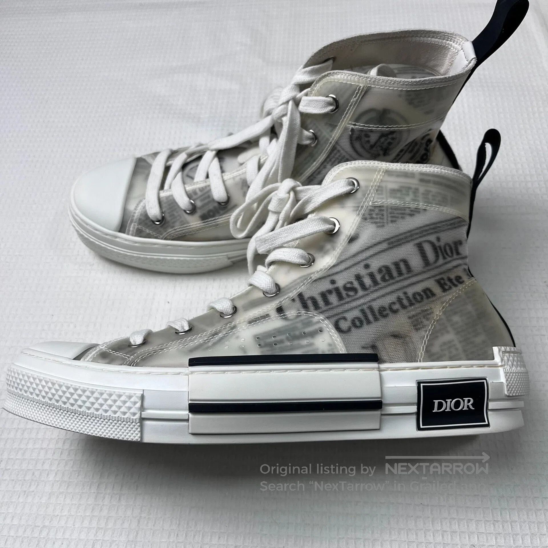 Dior Dior B23 High-Top Sneakers. Size US 7 / EU 40 - 1 Thumbnail