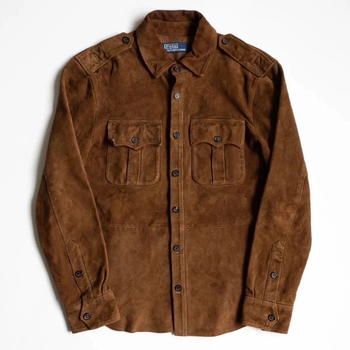 Polo Ralph Lauren Polo Ralph Lauren RL Suede Leather Jacket Size US S / EU 44-46 / 1 - 1 Thumbnail