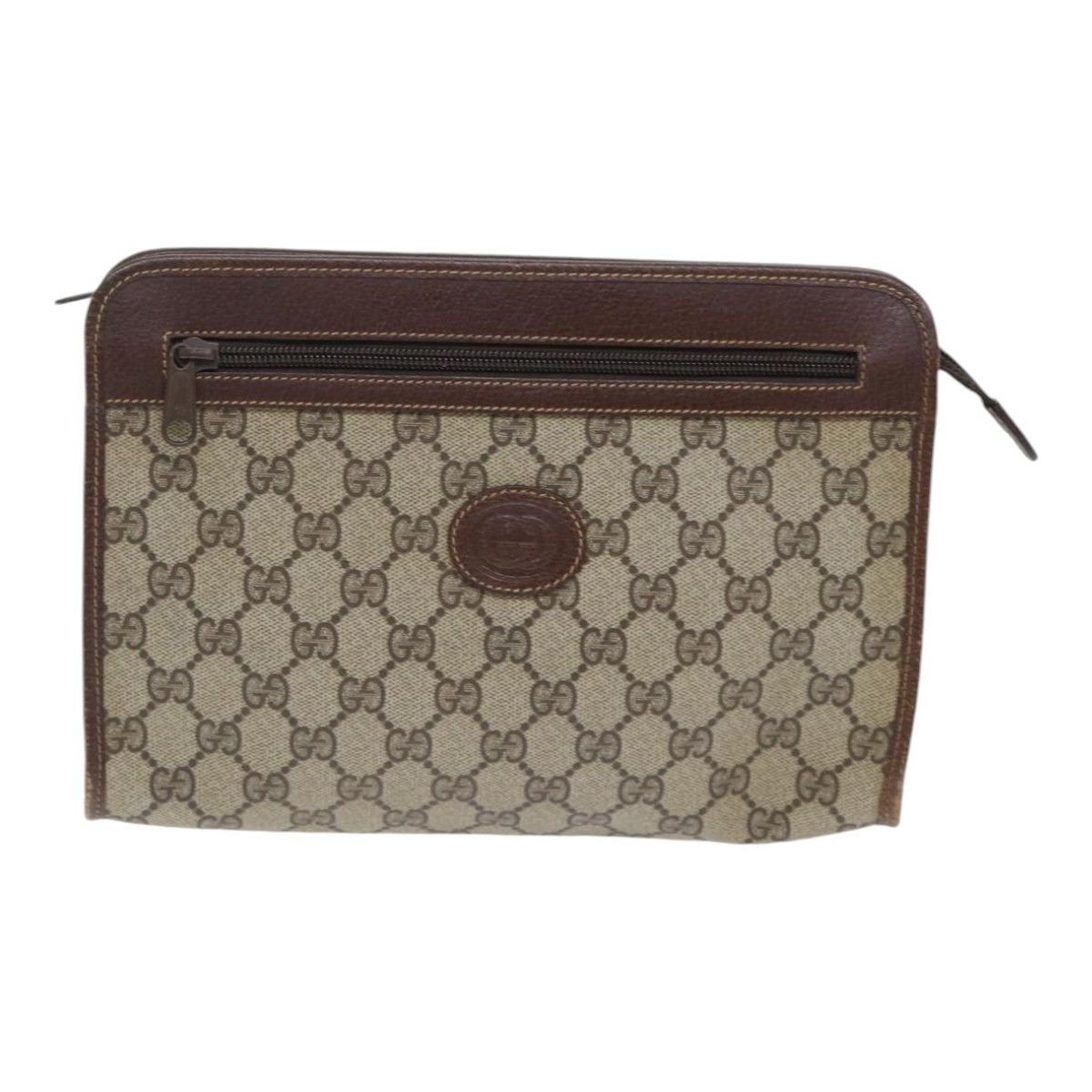 Gucci Beige Canvas Clutch Bag (Pre-Owned) Size ONE SIZE - 1 Thumbnail