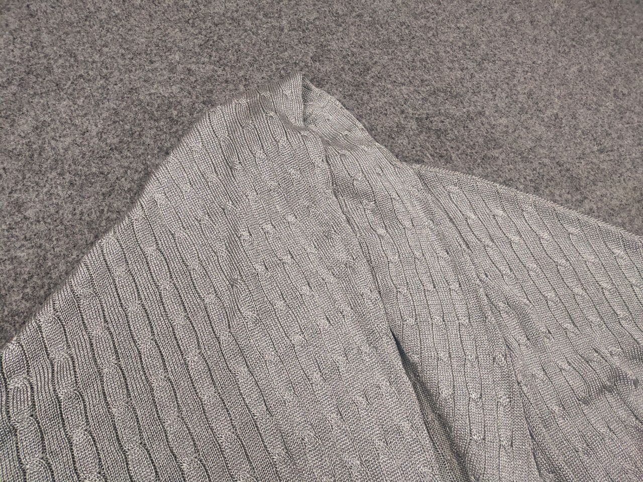 Ralph Lauren Ralph Lauren Black Label Cable Knit Poncho Cardigan Mettalic Size M / US 6-8 / IT 42-44 - 8 Thumbnail