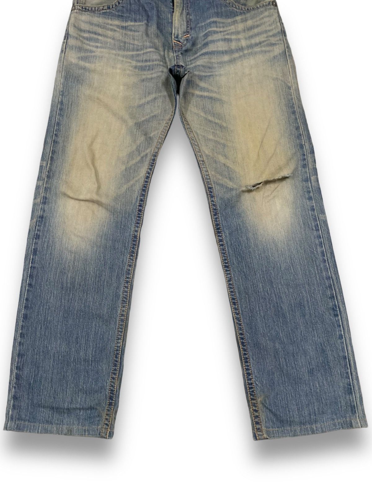 Edwin Vintage Edwin XV Mud Wash Distressed Grunge Jeans Size US 31 - 9 Thumbnail