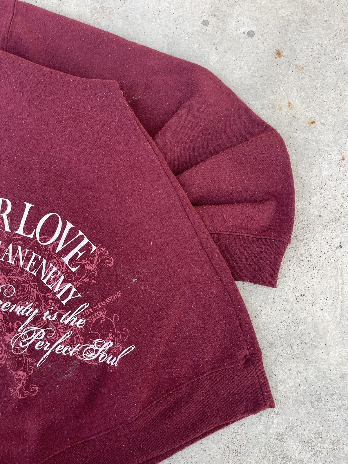 14th Addiction × If Six Was Nine × Japanese Brand Spinash Japanese Poem Fur Sherpa Sweatshirt Size US XL / EU 56 / 4 - 5 Thumbnail