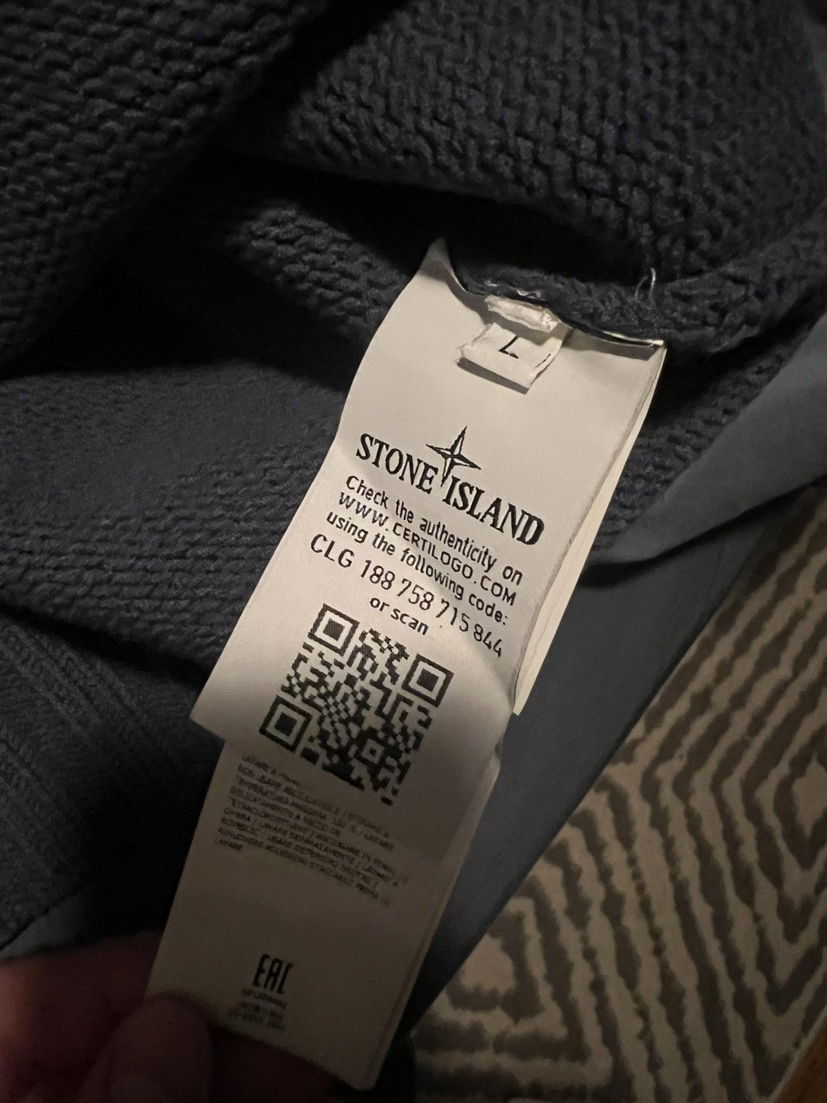 Stone Island Stone Island Mock Neck Knit Sweater Size US L / EU 52-54 / 3 - 6 Thumbnail