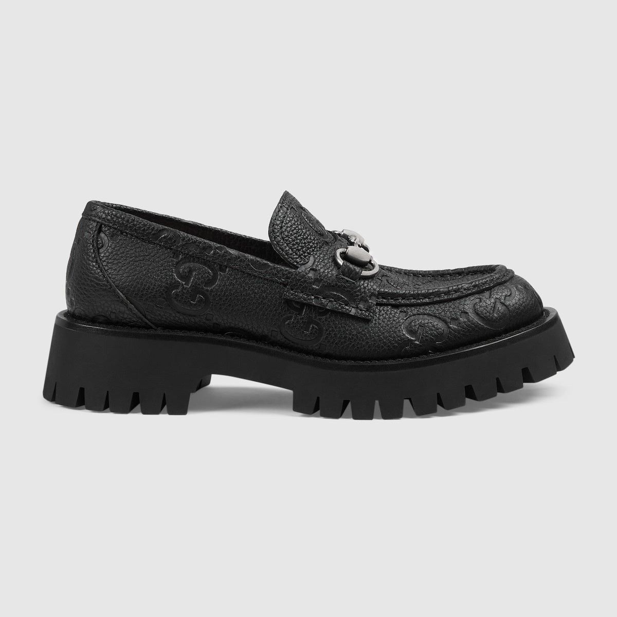 Gucci Horsebit GG Lug Loafers SIZE 40