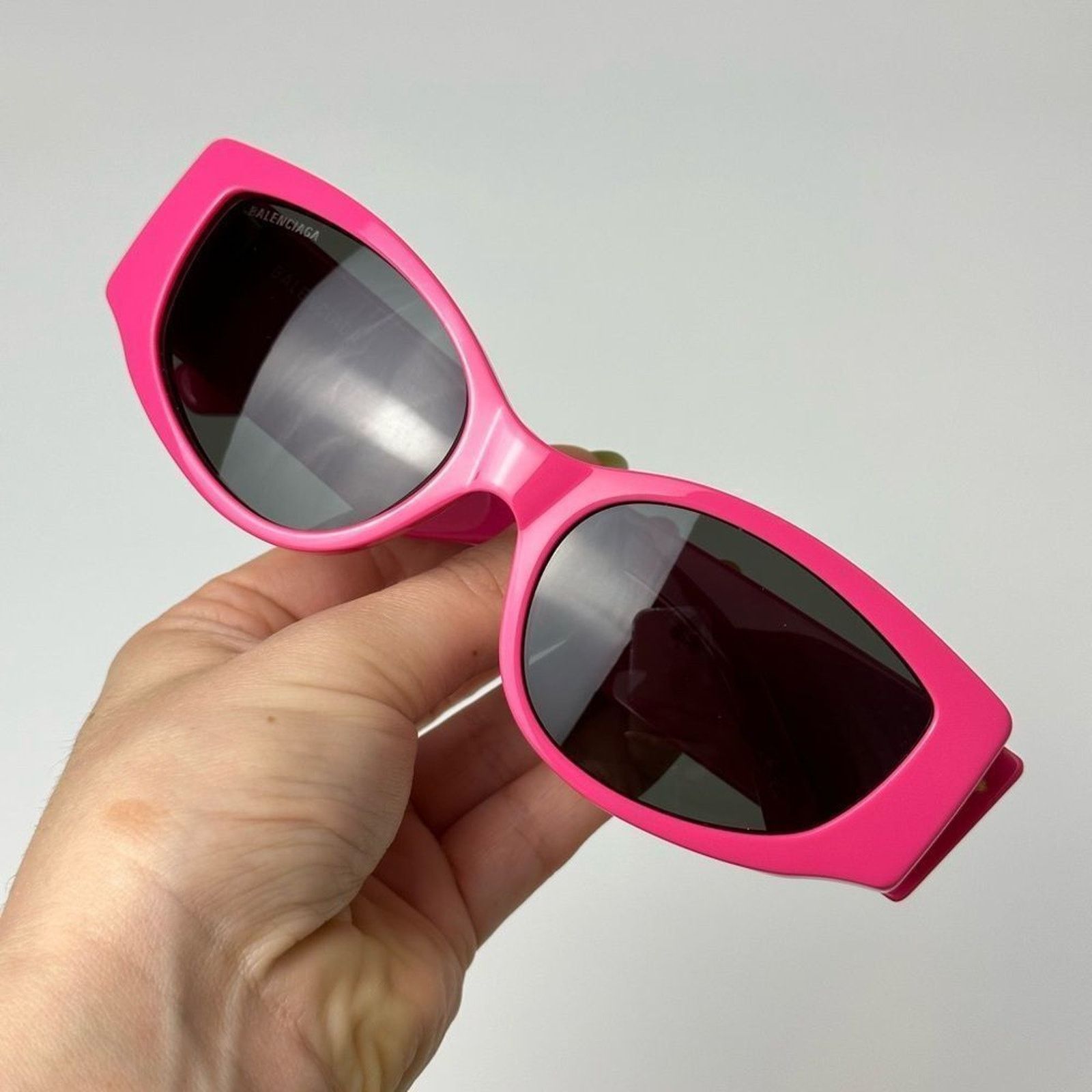 Balenciaga NEW BALENCIAGA BB0258S 004 Fuchsia Grey Women Sunglasses Size ONE SIZE - 7 Thumbnail