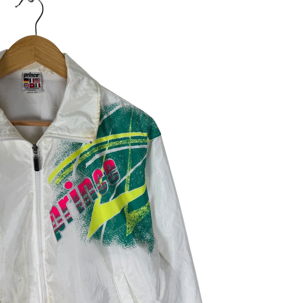 Prince 🌟PRINCE TENNIS EDBERG LIGHT ZIPPER JACKET Size US M / EU 48-50 / 2 - 4 Thumbnail