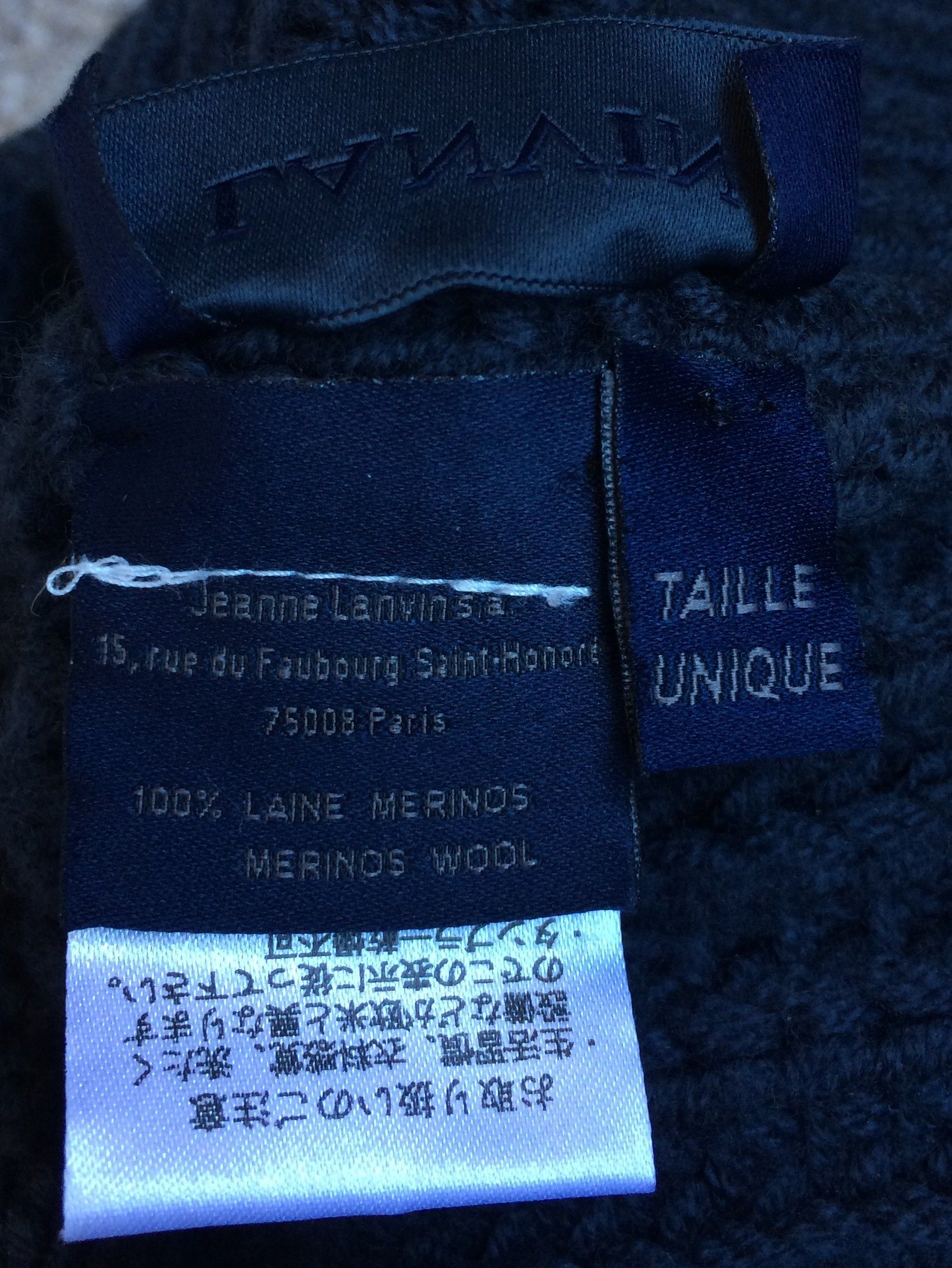 Lanvin Lanvin Mainline Wool Knit Beanie Hat Size ONE SIZE - 4 Thumbnail