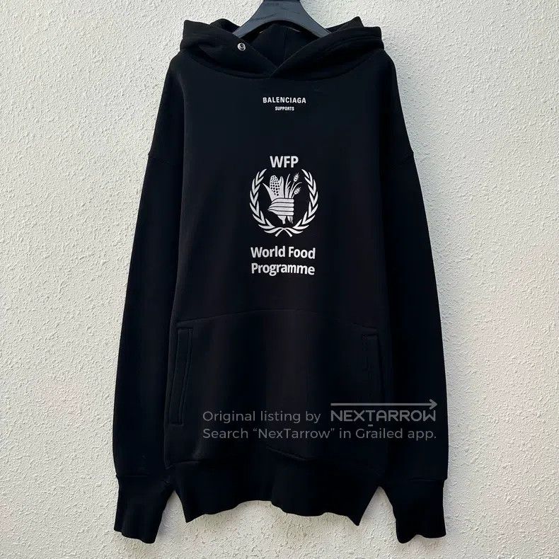 Balenciaga Balenciaga Food Agency Hoodie Size US S / EU 44-46 / 1 - 1 Thumbnail