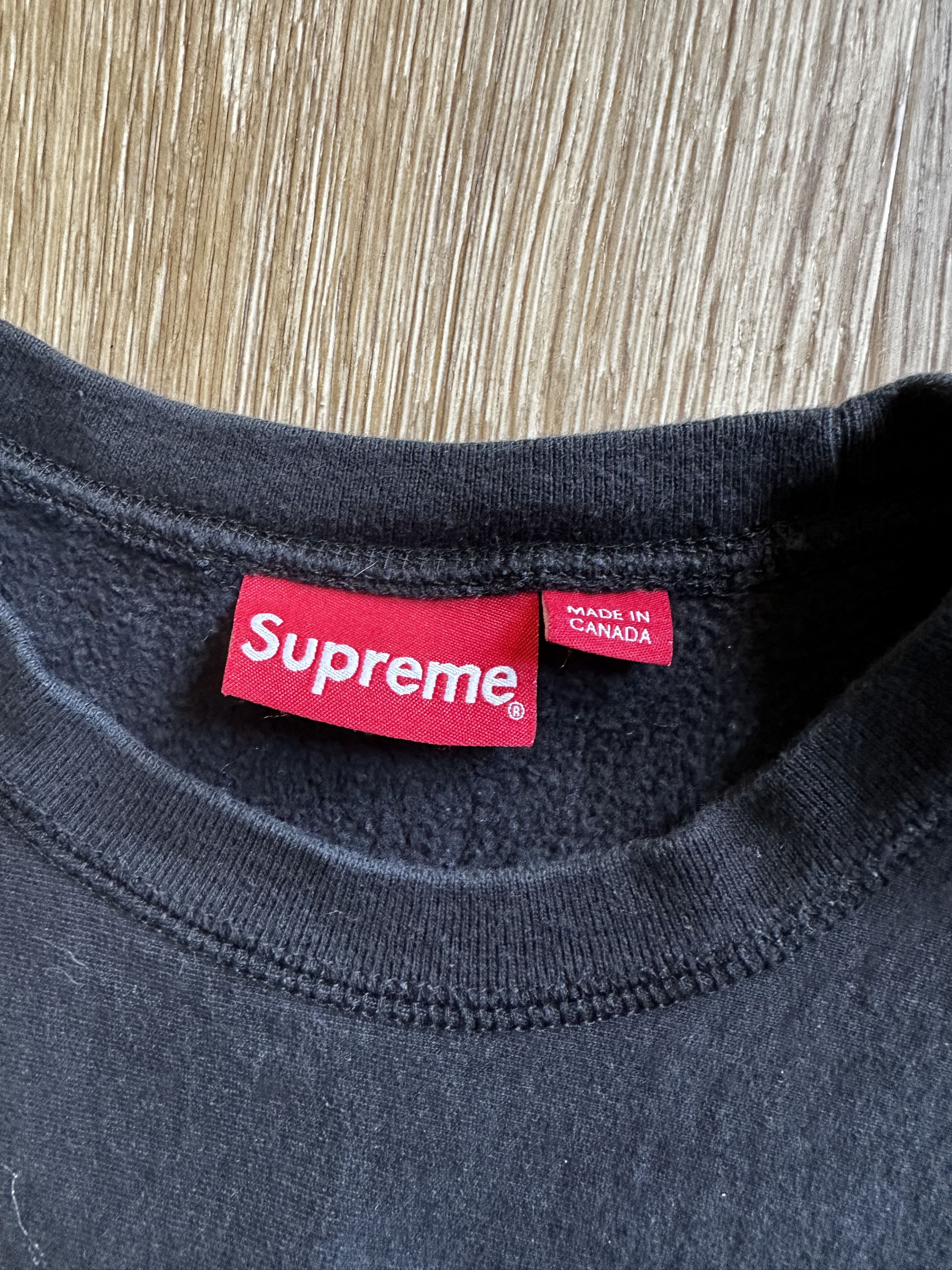 Supreme Black Supreme Box Logo Crewneck Size US M / EU 48-50 / 2 - 4 Thumbnail