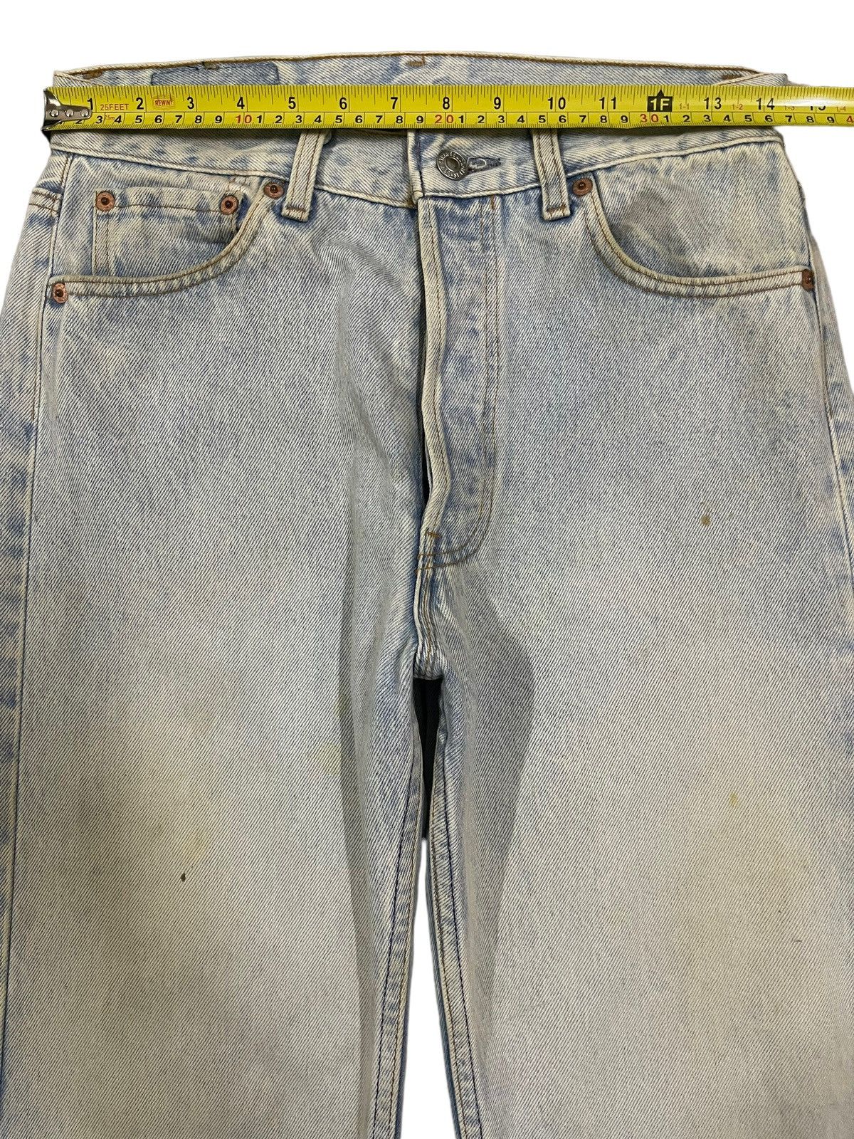 Levi's Vintage 80s Levis 501 Blue Wash Style Classic Jeans Size US 28 / EU 44 - 10 Thumbnail