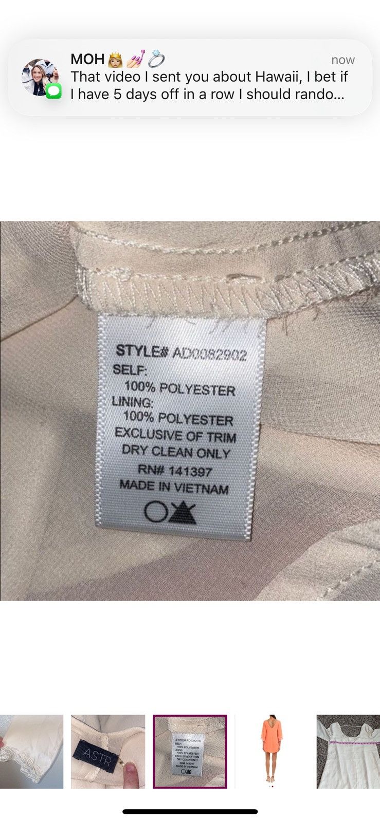 ASTR The Label Astr XS lace trim shift dress Size XS / US 0-2 / IT 36-38 - 5 Thumbnail