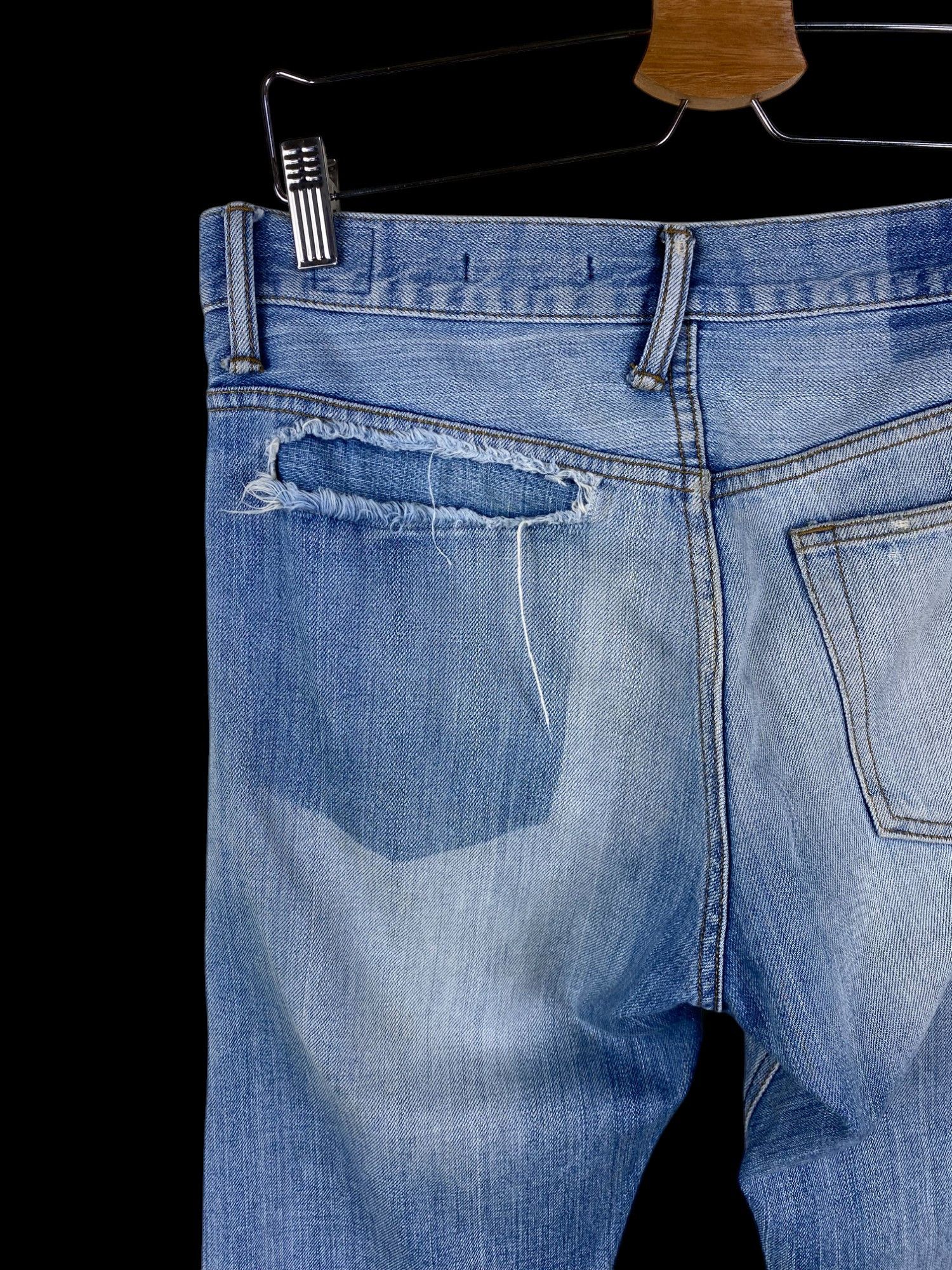 Japanese Brand (30x29.5)INSANE Perfect Distressed Japan Semantic jean Size US 30 / EU 46 - 8 Thumbnail