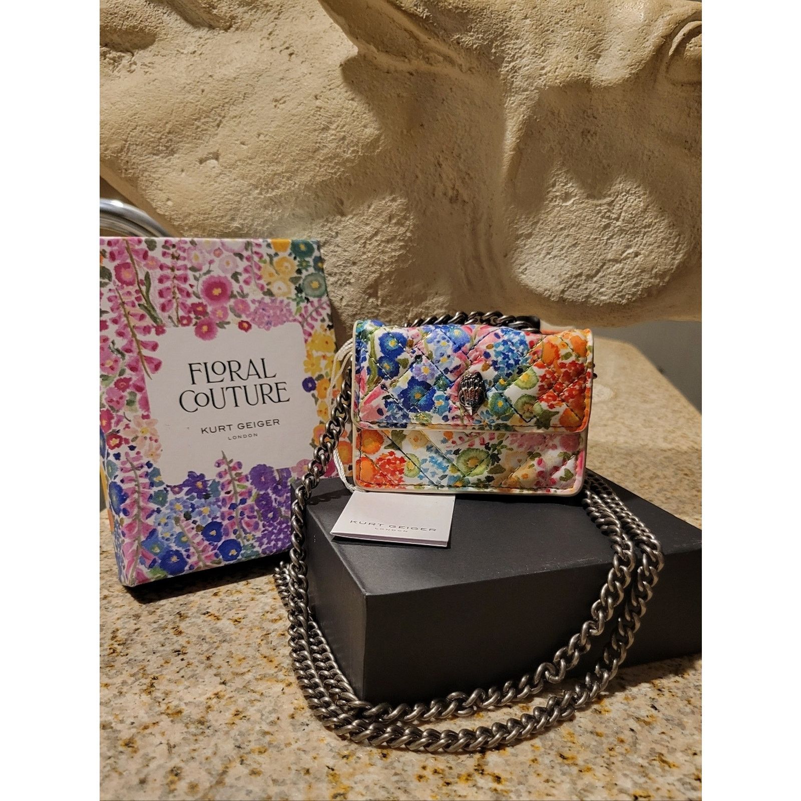 Kurt Geiger KURT GEIGER Mini Kensington Quilted Leather Crossbody NWT Size ONE SIZE - 8 Thumbnail