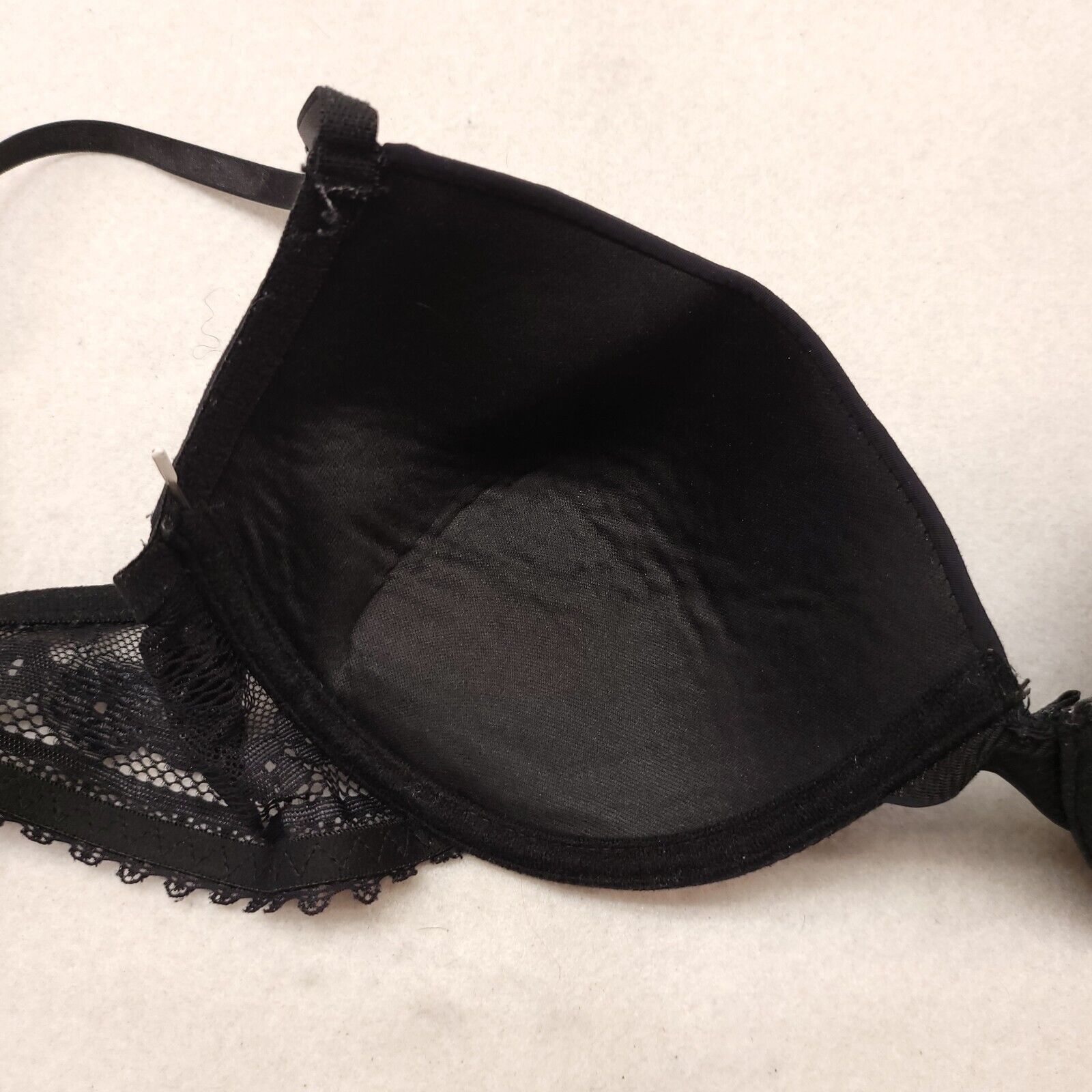 Izod IZOD Pandex Non-Padded Underwire Bra Womens Size 36C Black Size ONE SIZE - 5 Thumbnail