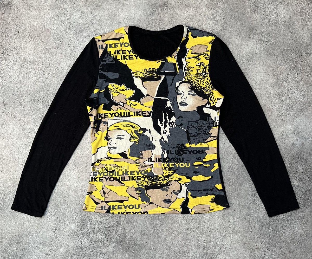 Hysteric Glamour × Vintage Vintage “I like you” long sleeve Size S / US 4 / IT 40 - 1 Thumbnail