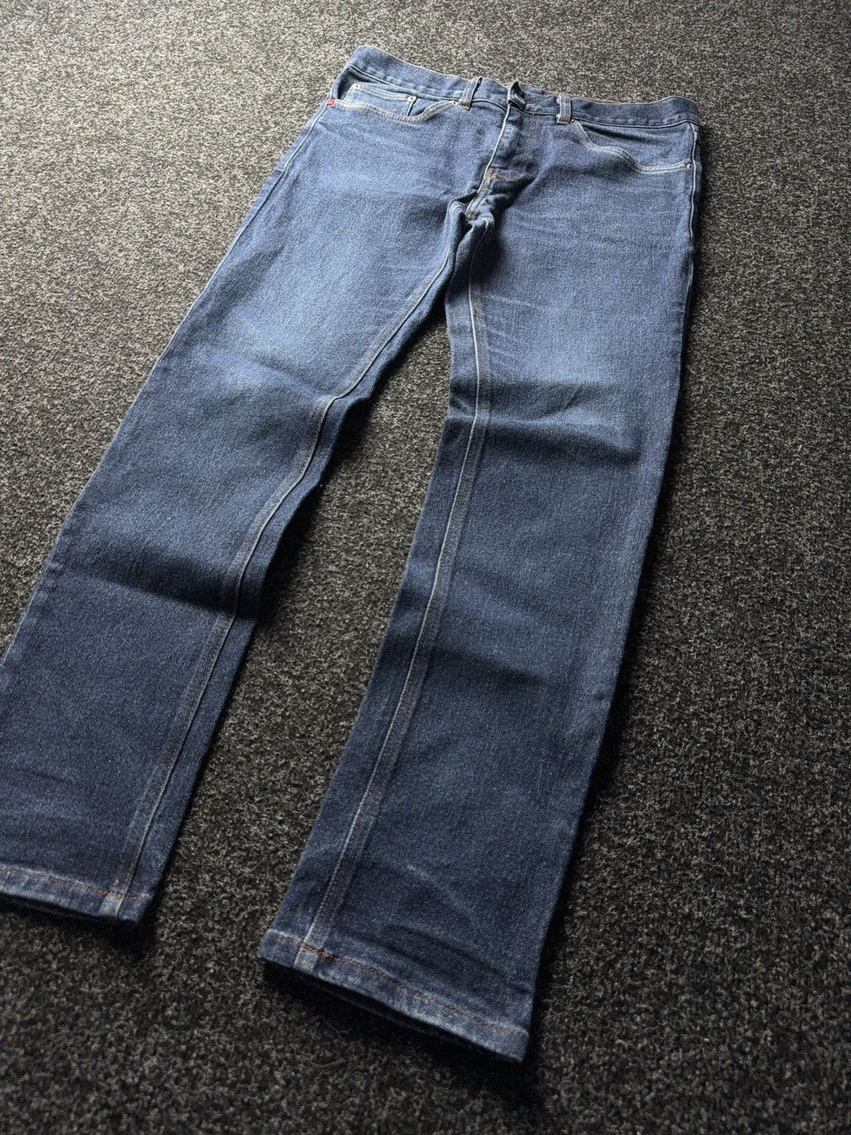 Other Y2K 00s 1083 Organic French Denim Jeans 33x30 Made in France Size US 31 - 3 Thumbnail